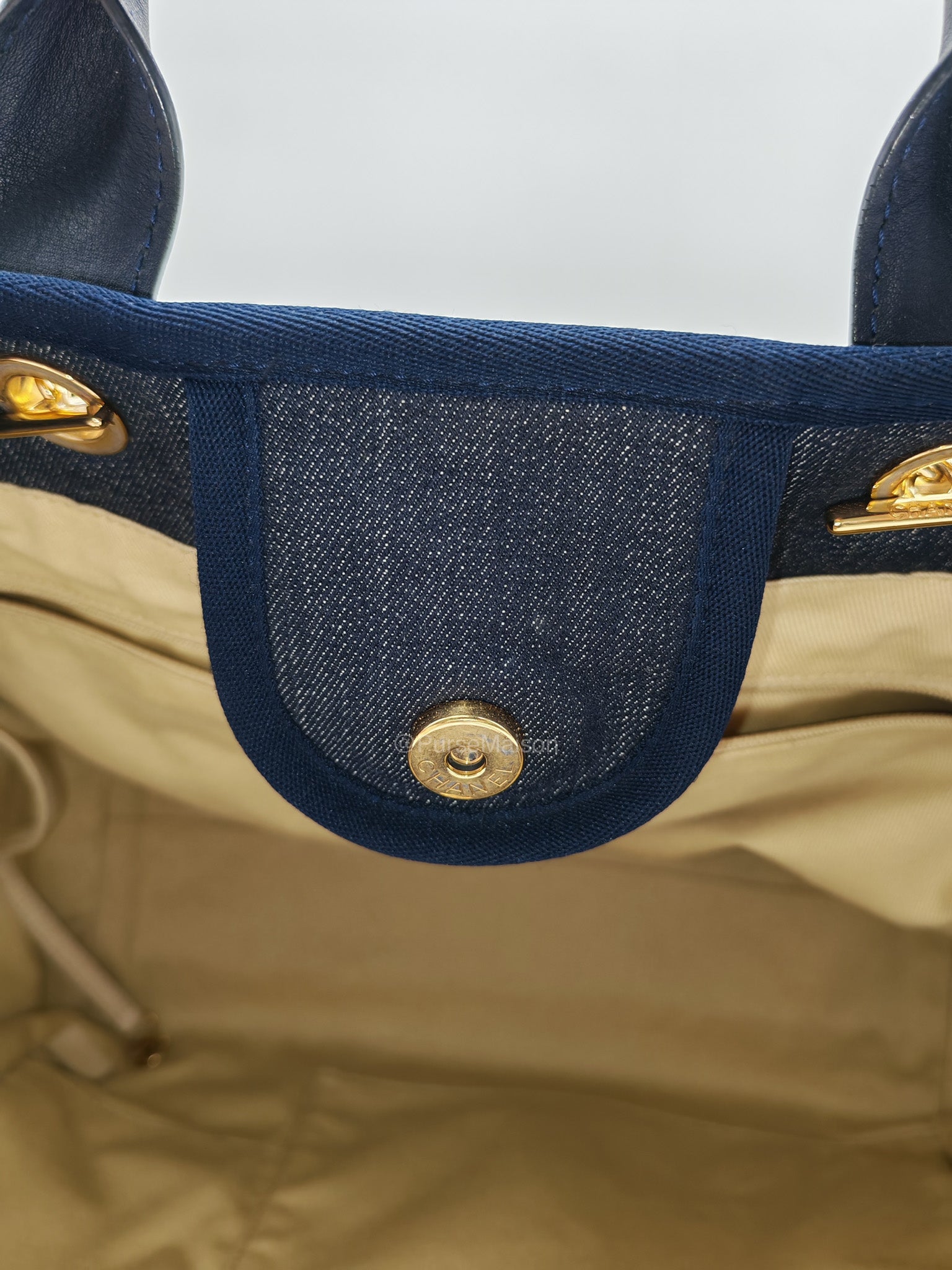Chanel Deauville Denim Tote Bag Series 17/21