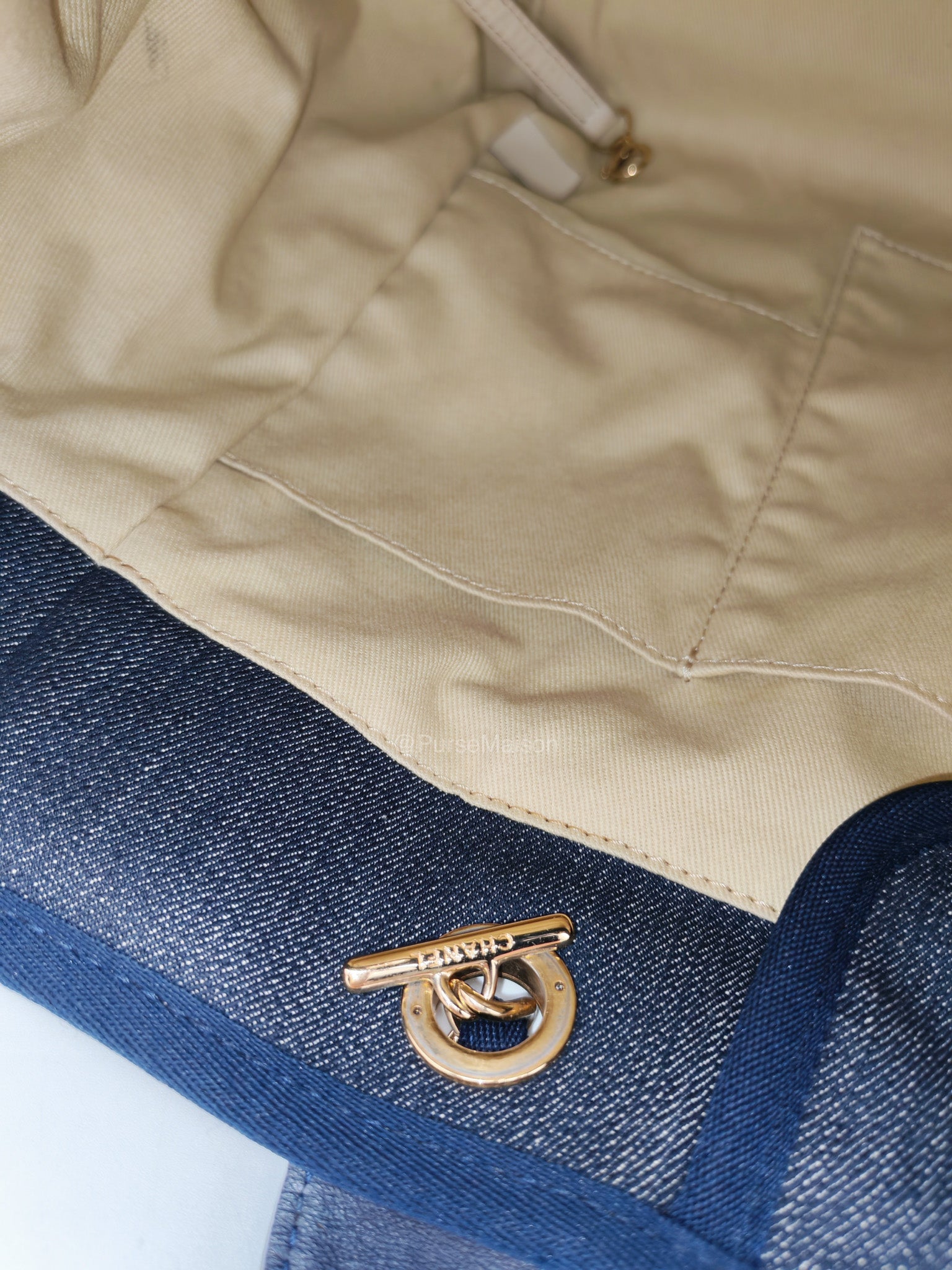 Chanel Deauville Denim Tote Bag Series 17/21