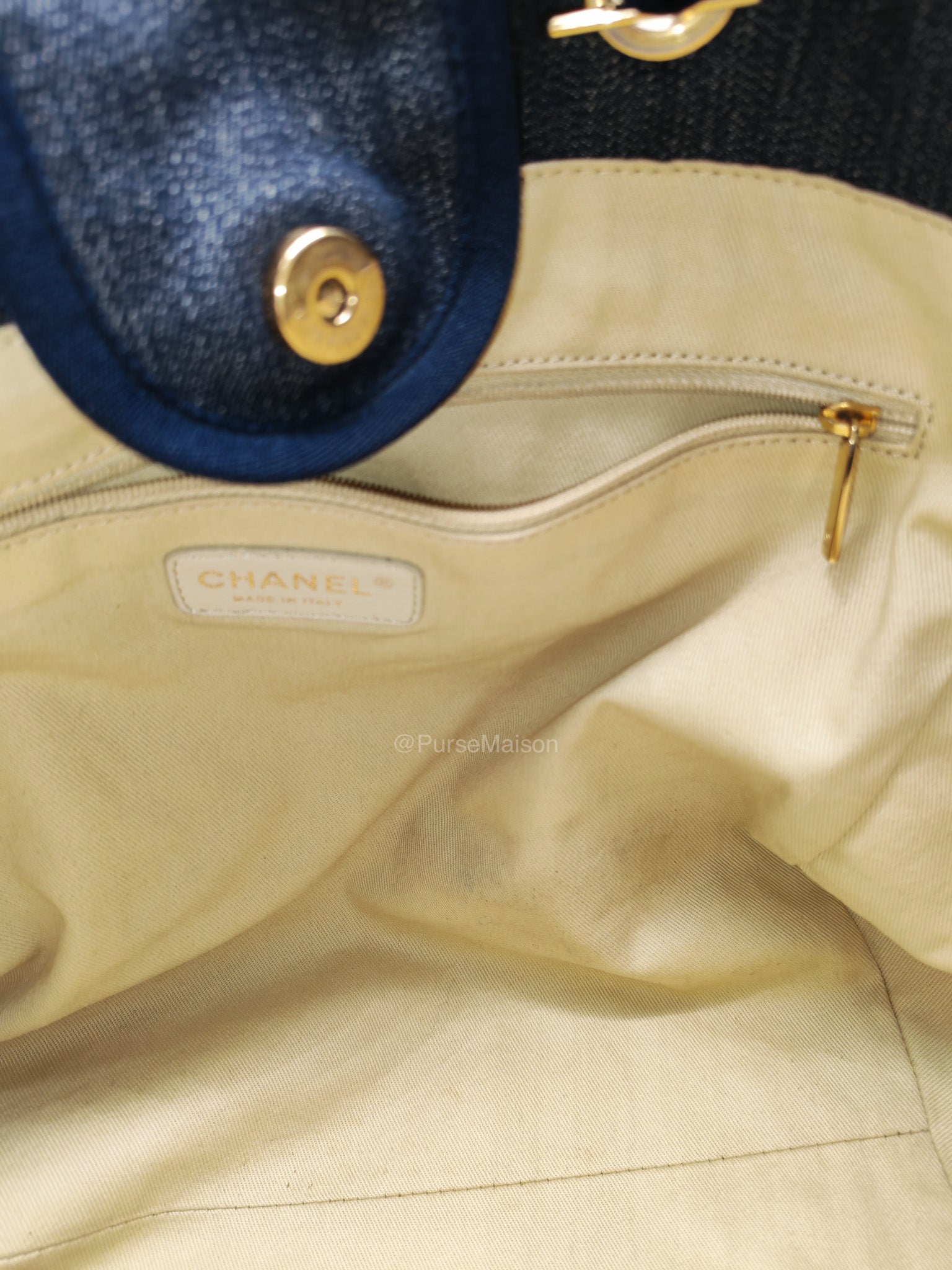 Chanel Deauville Denim Tote Bag Series 17/21