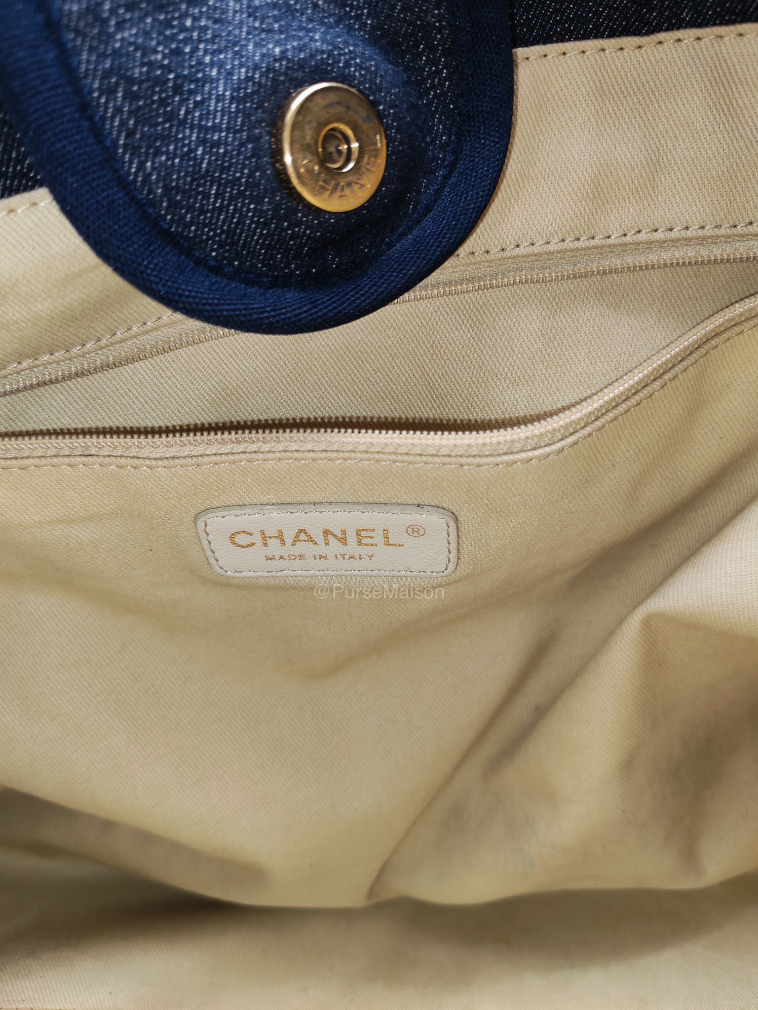 Chanel Deauville Denim Tote Bag Series 17/21