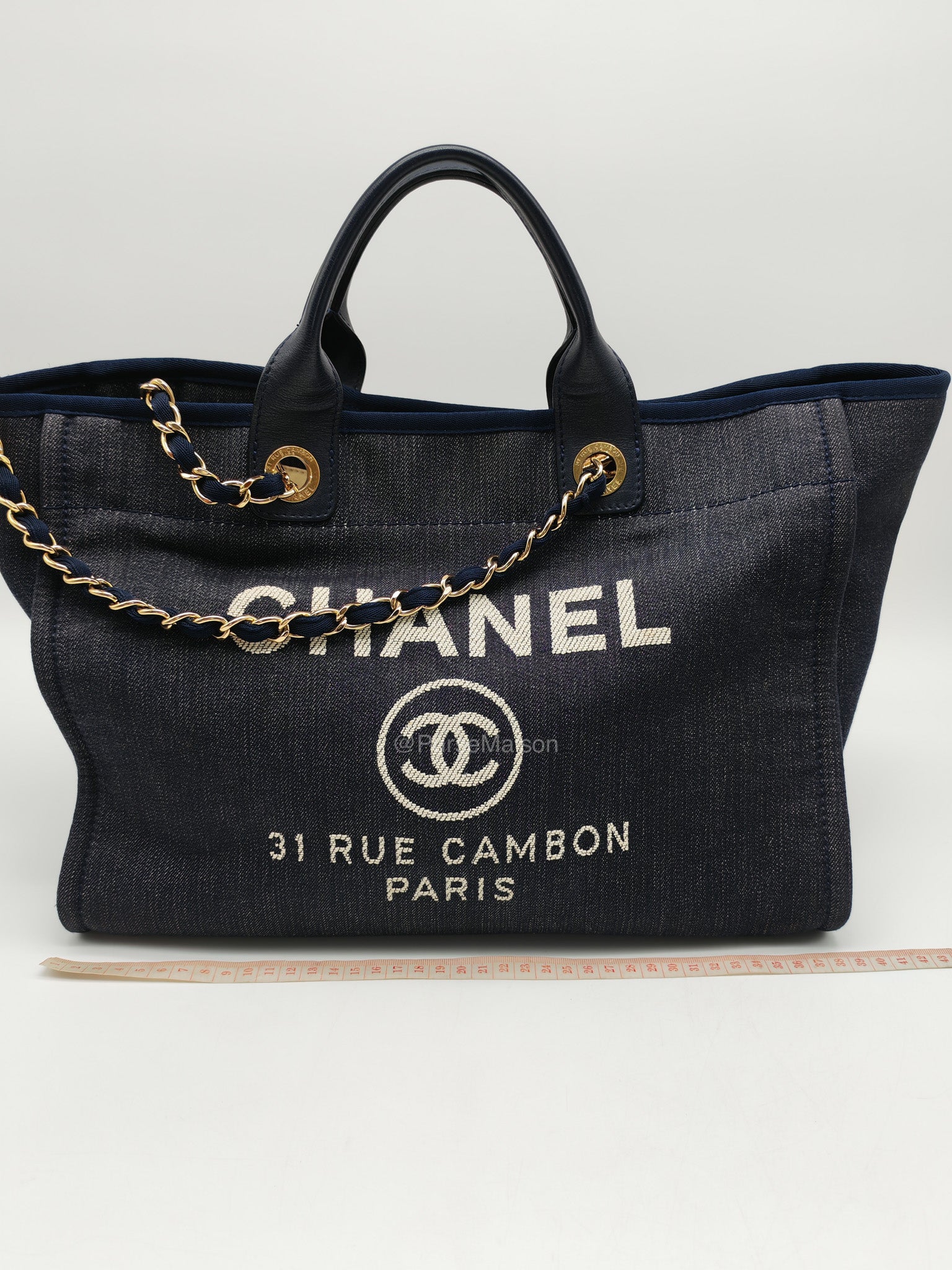 Chanel Deauville Denim Tote Bag Series 17/21