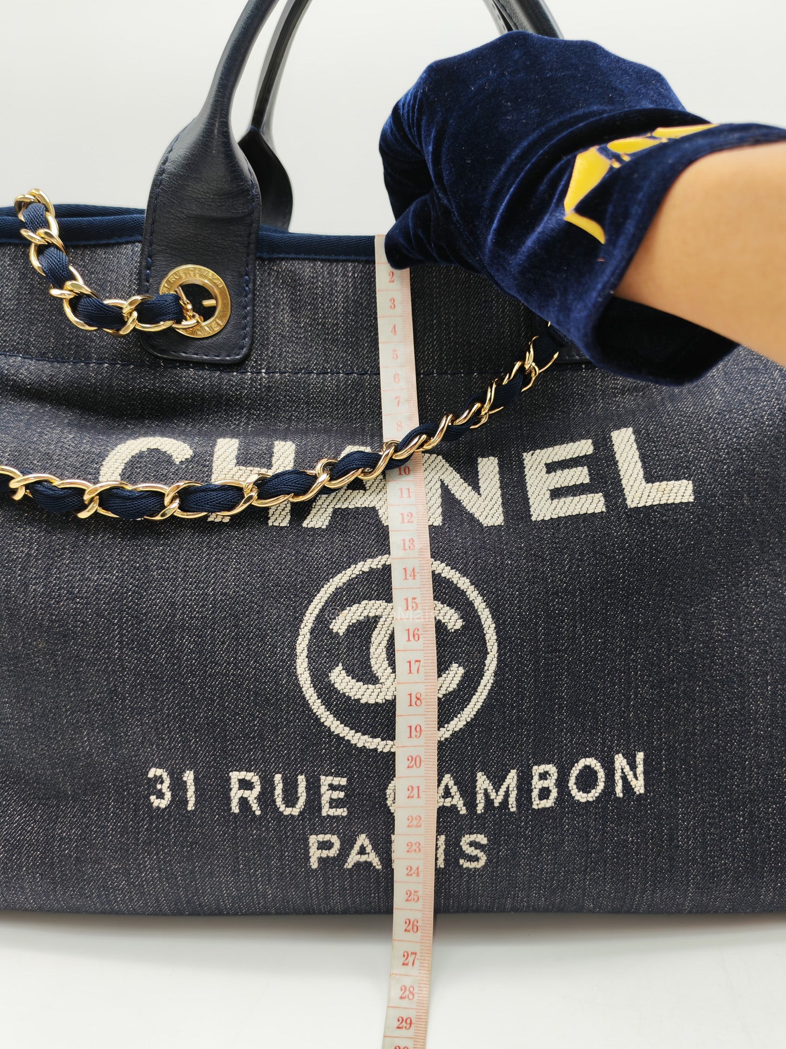 Chanel Deauville Denim Tote Bag Series 17/21