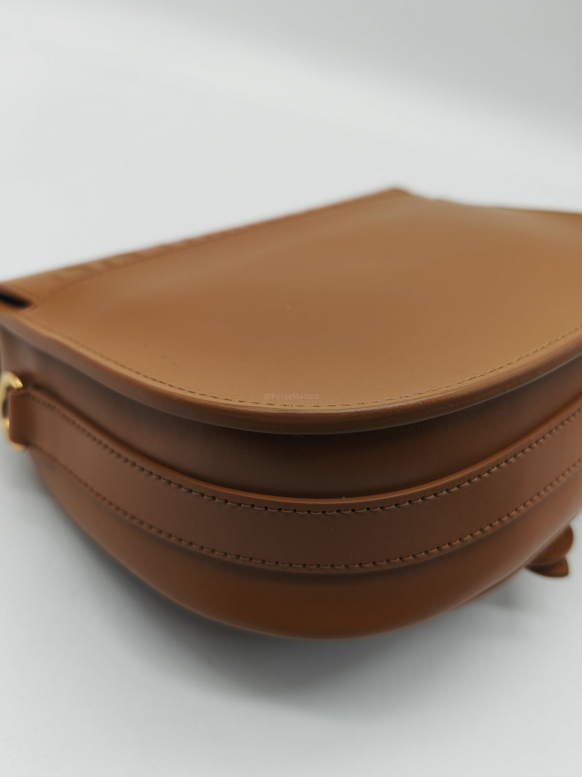 Dior Bobby Crossbody Bag Medium in Cognac Calfskin Leather