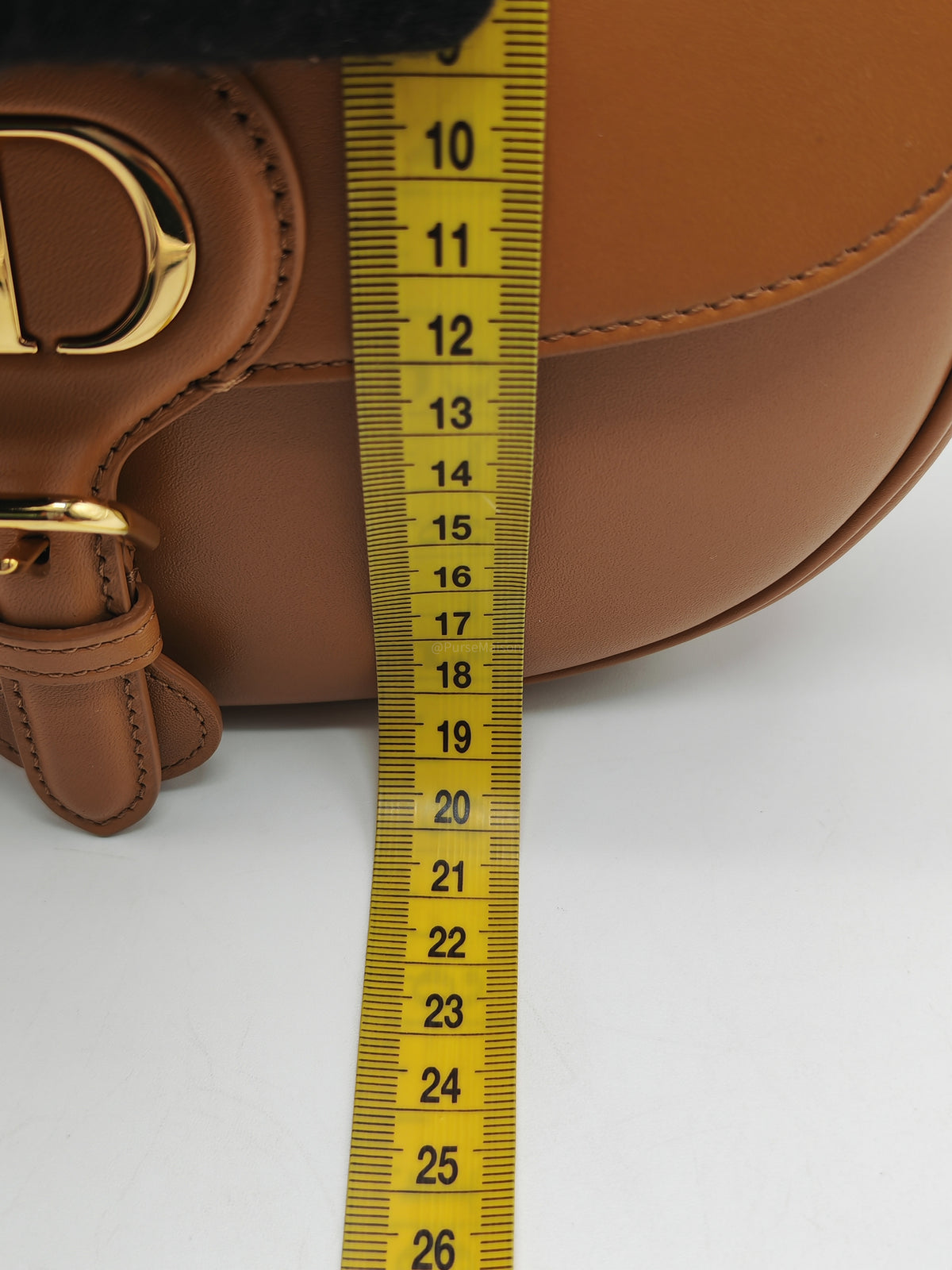 Dior Bobby Crossbody Bag Medium in Cognac Calfskin Leather