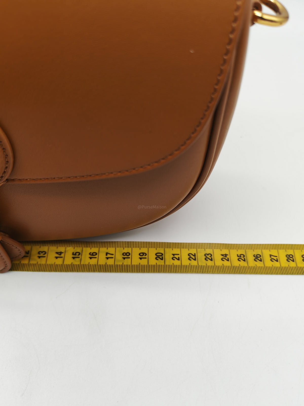 Dior Bobby Crossbody Bag Medium in Cognac Calfskin Leather