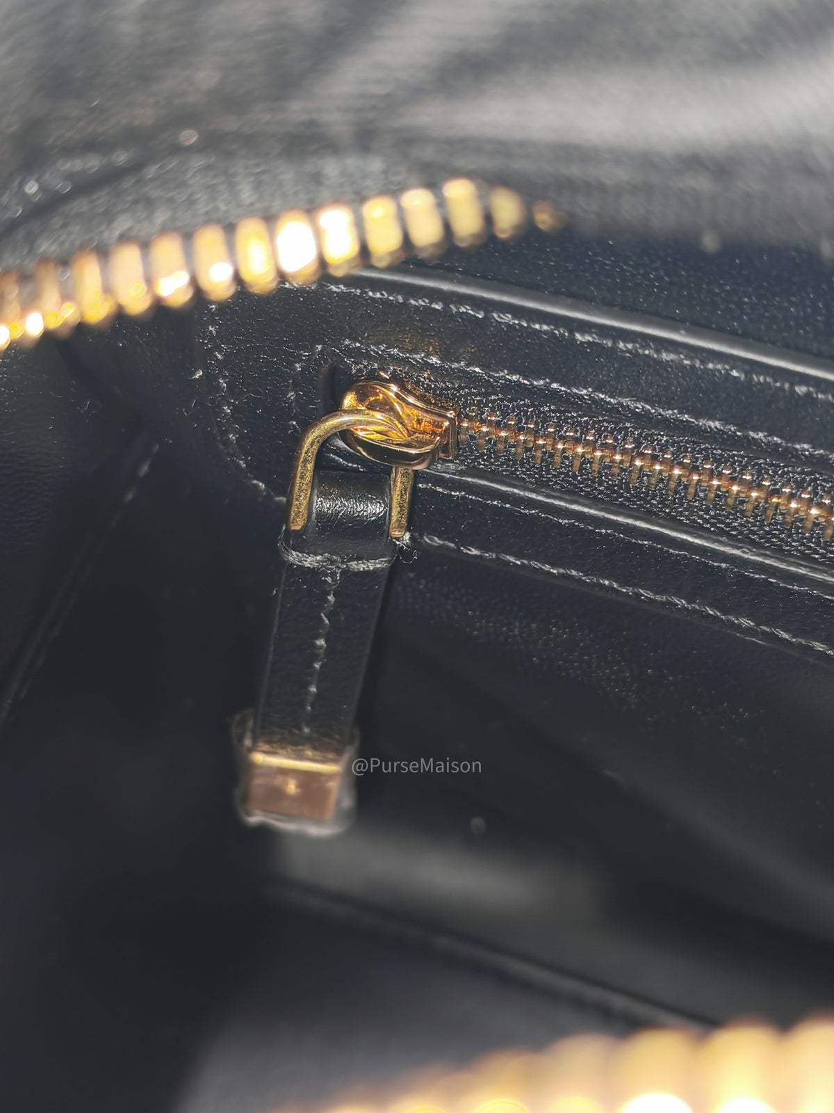 Christian Dior Groove 20 Bag in Black Macrocannage Calfskin and Gold Hardware