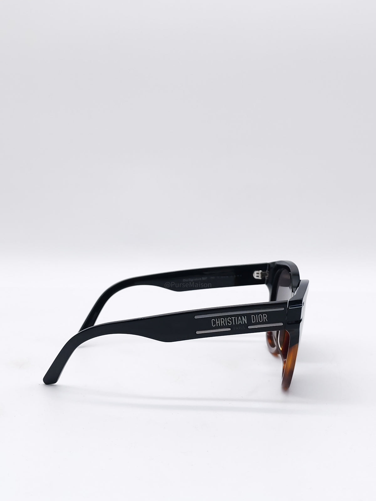 Christian Dior SIgnature B6F Dark Acetate Frame Sunglasses