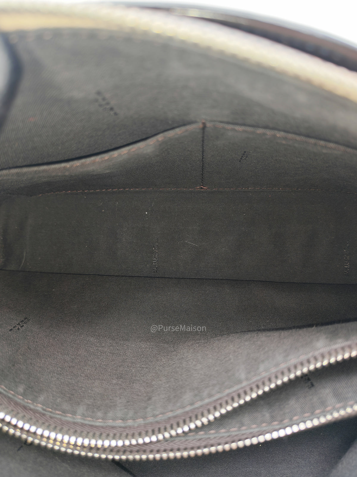 Fendi By The Way Boston Medium in Tan Calfskin Leather and Silver Hardware