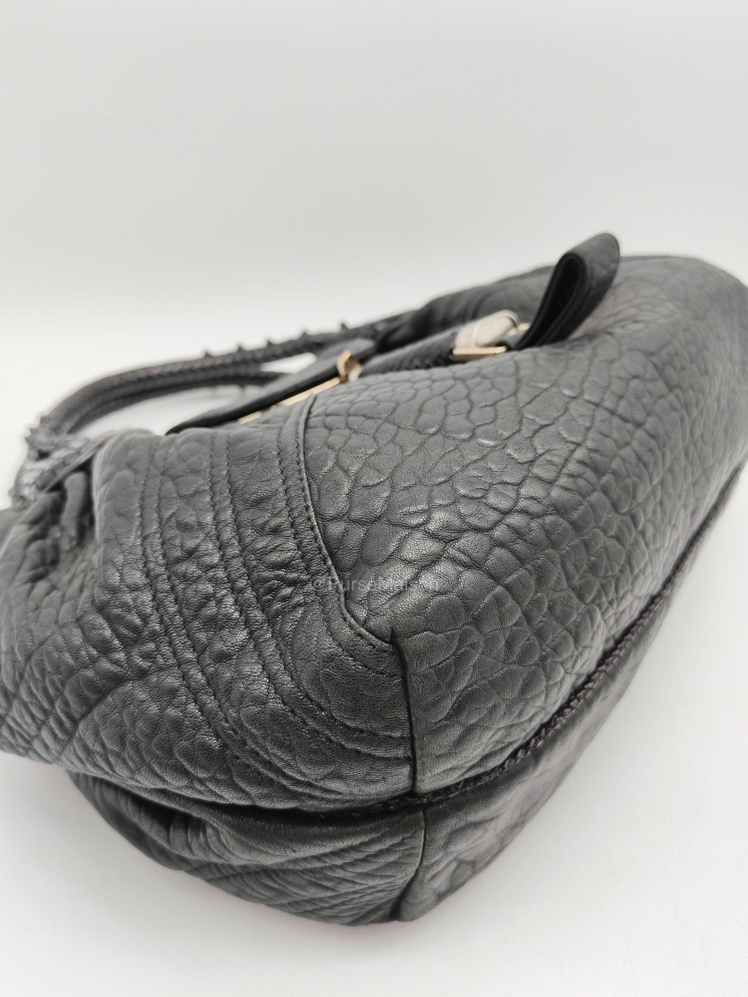 Fendi Spy Bag in Black Nappa Nuvolata Leather