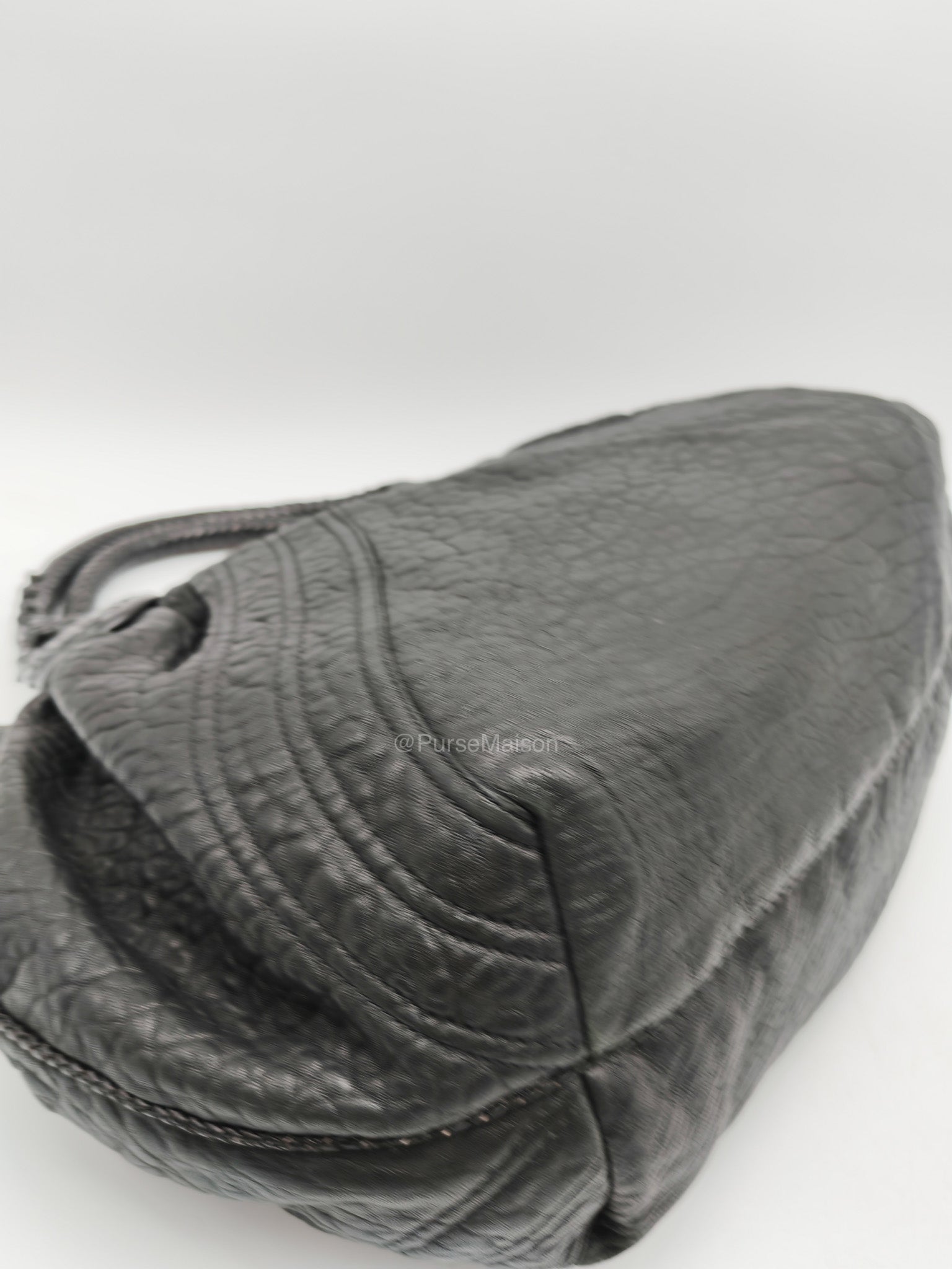 Fendi Spy Bag in Black Nappa Nuvolata Leather