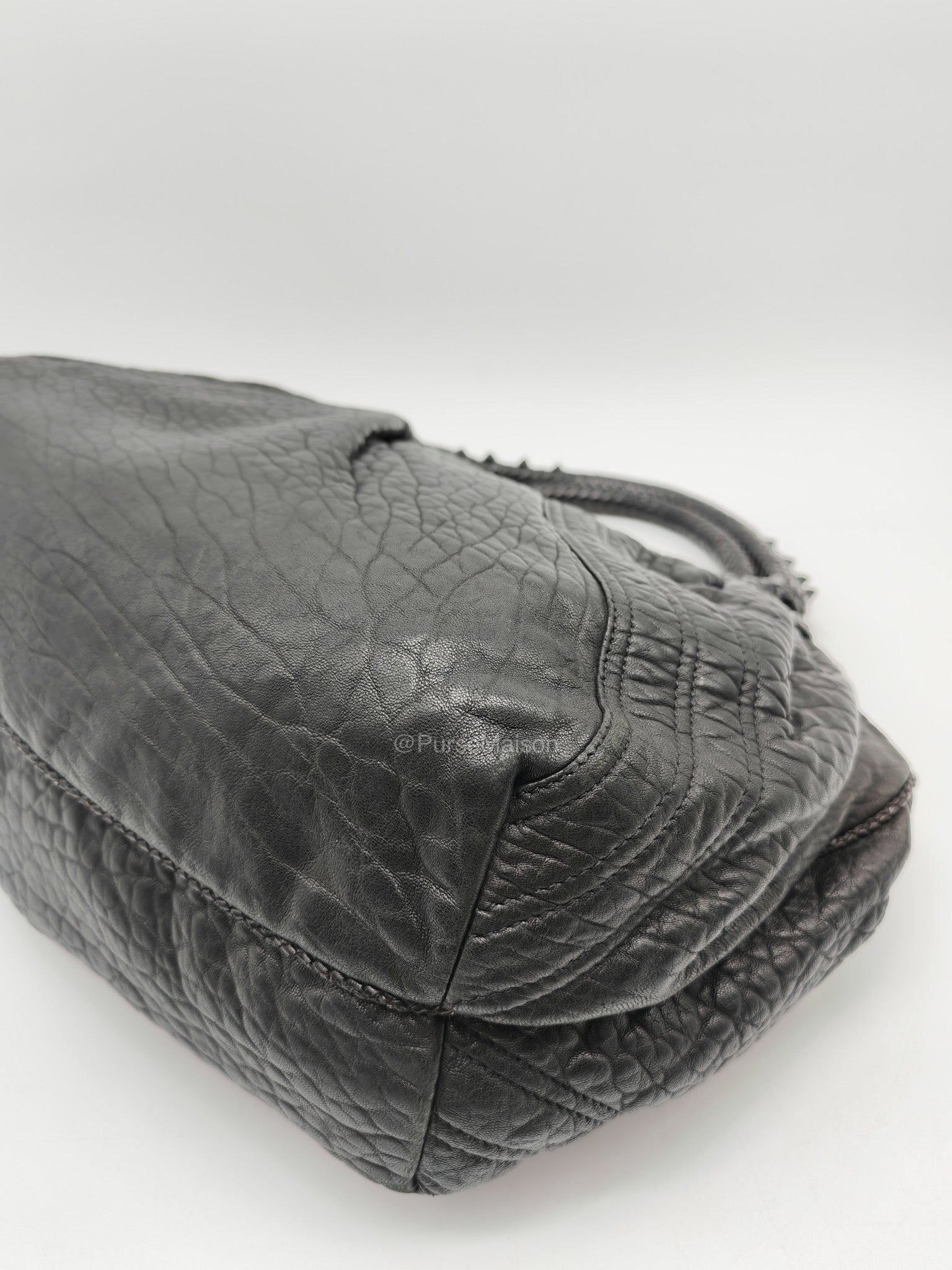 Fendi Spy Bag in Black Nappa Nuvolata Leather
