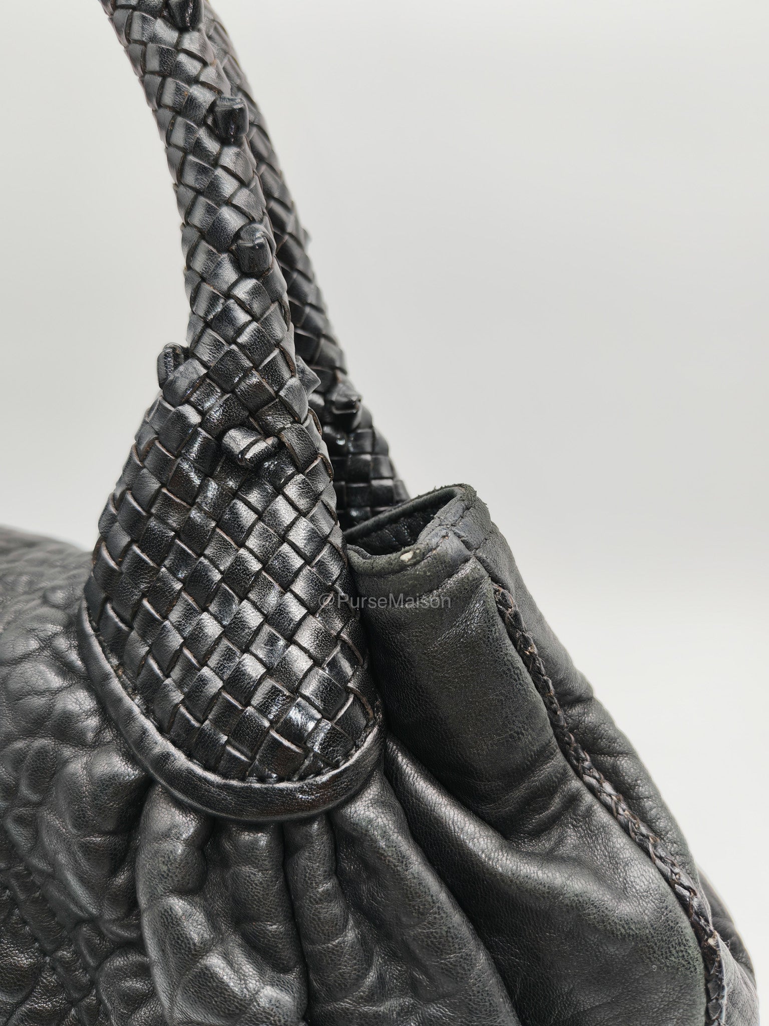 Fendi Spy Bag in Black Nappa Nuvolata Leather