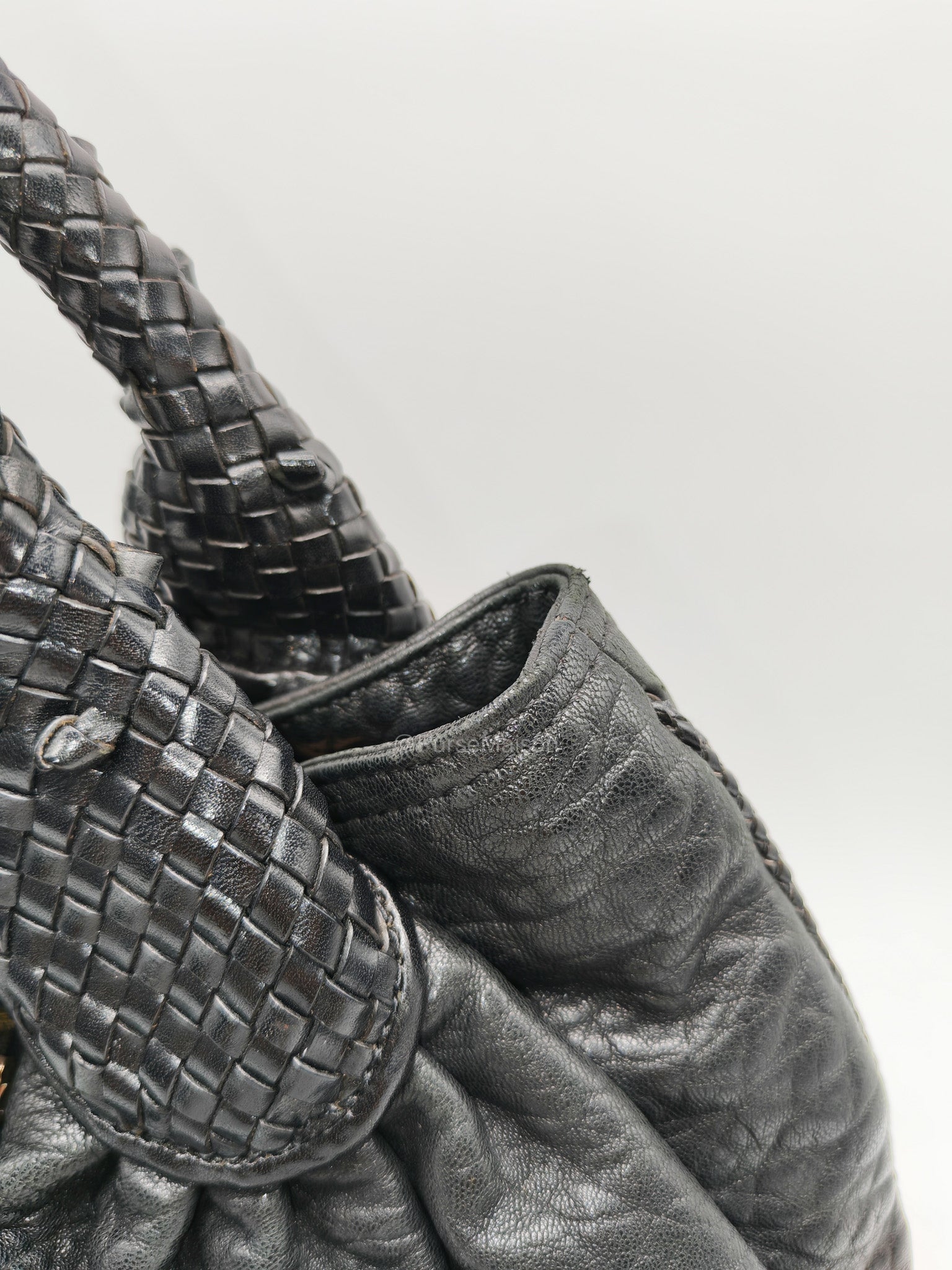 Fendi Spy Bag in Black Nappa Nuvolata Leather