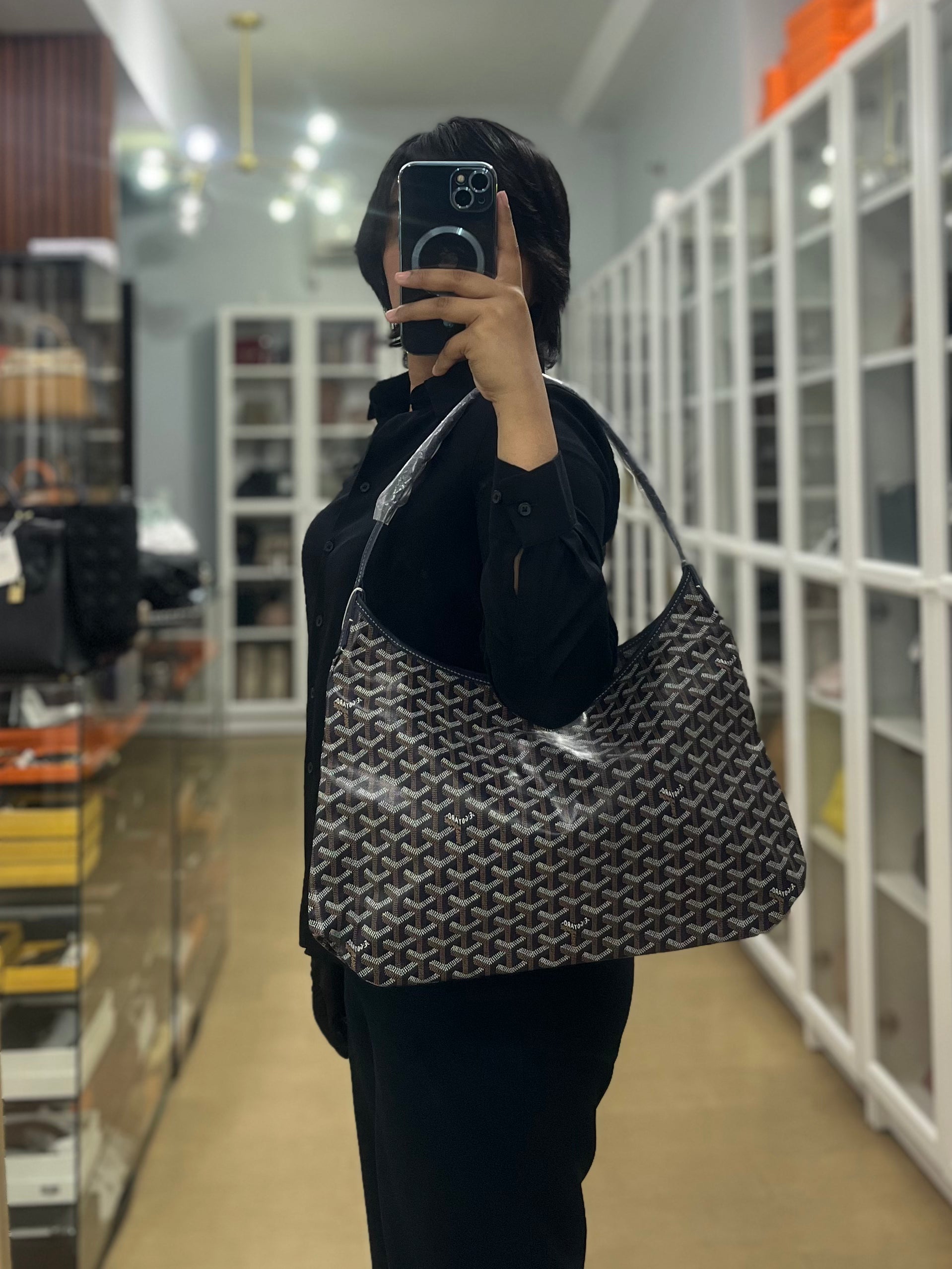 Sac Hobo Boheme PM Bleu Marine