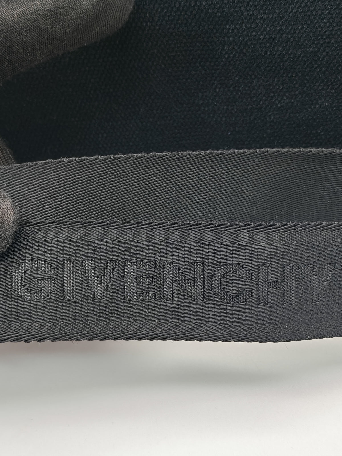 Givenchy Small G-Tote Bag Black Fiber Canvas Gold Hardware