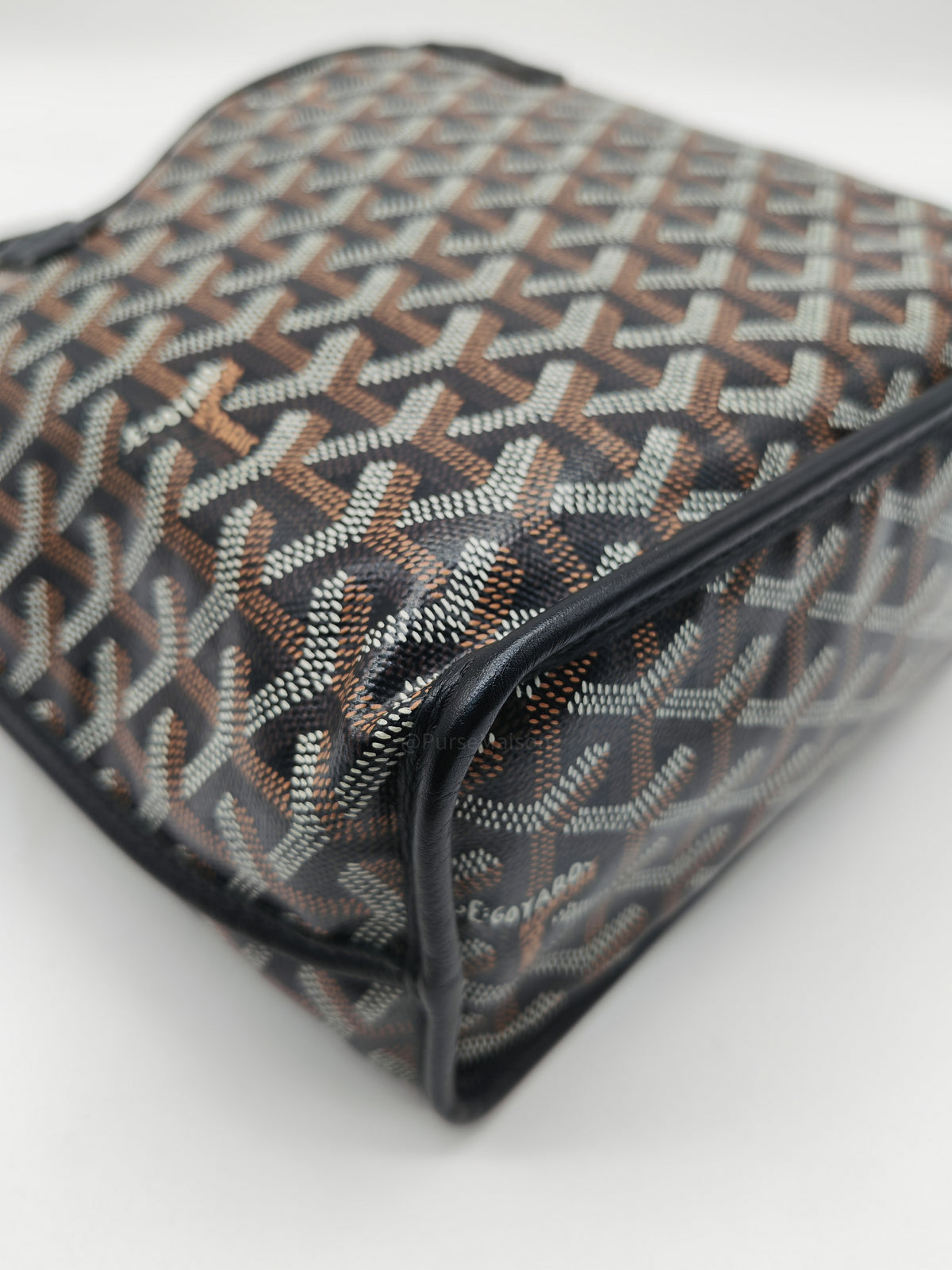 Goyard Mini Anjou in Black Goyardine Canvas