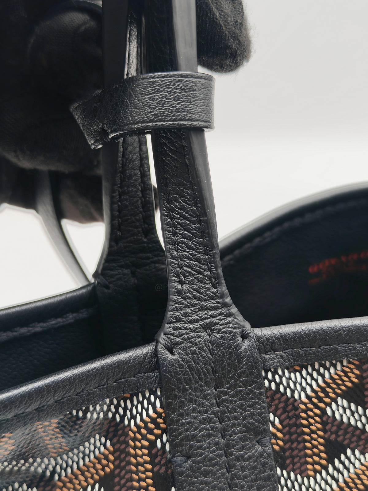 Goyard Mini Anjou in Black Goyardine Canvas