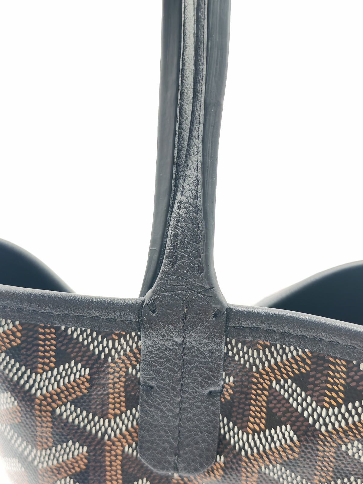 Goyard Mini Anjou in Black Goyardine Canvas