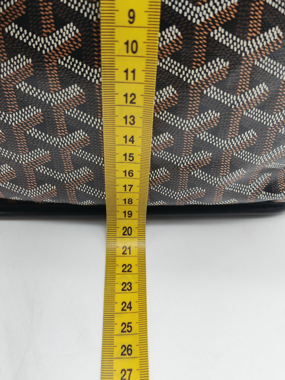 Goyard Mini Anjou in Black Goyardine Canvas