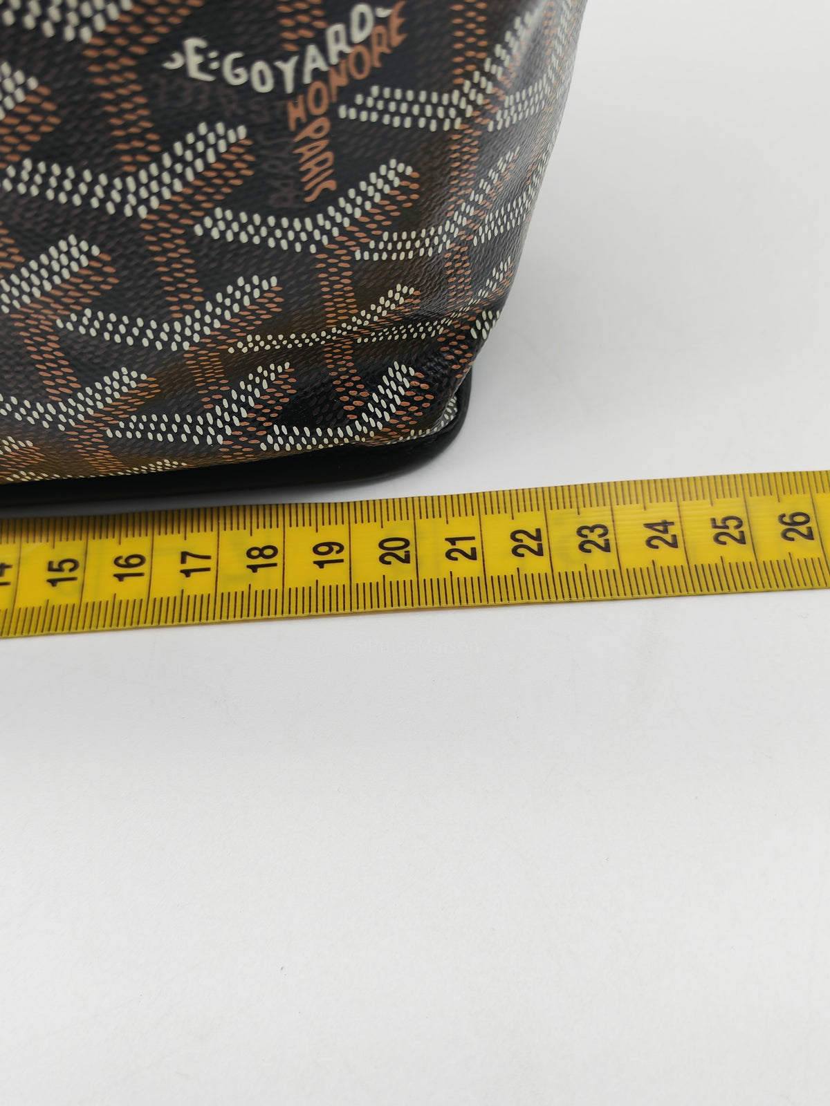 Goyard Mini Anjou in Black Goyardine Canvas