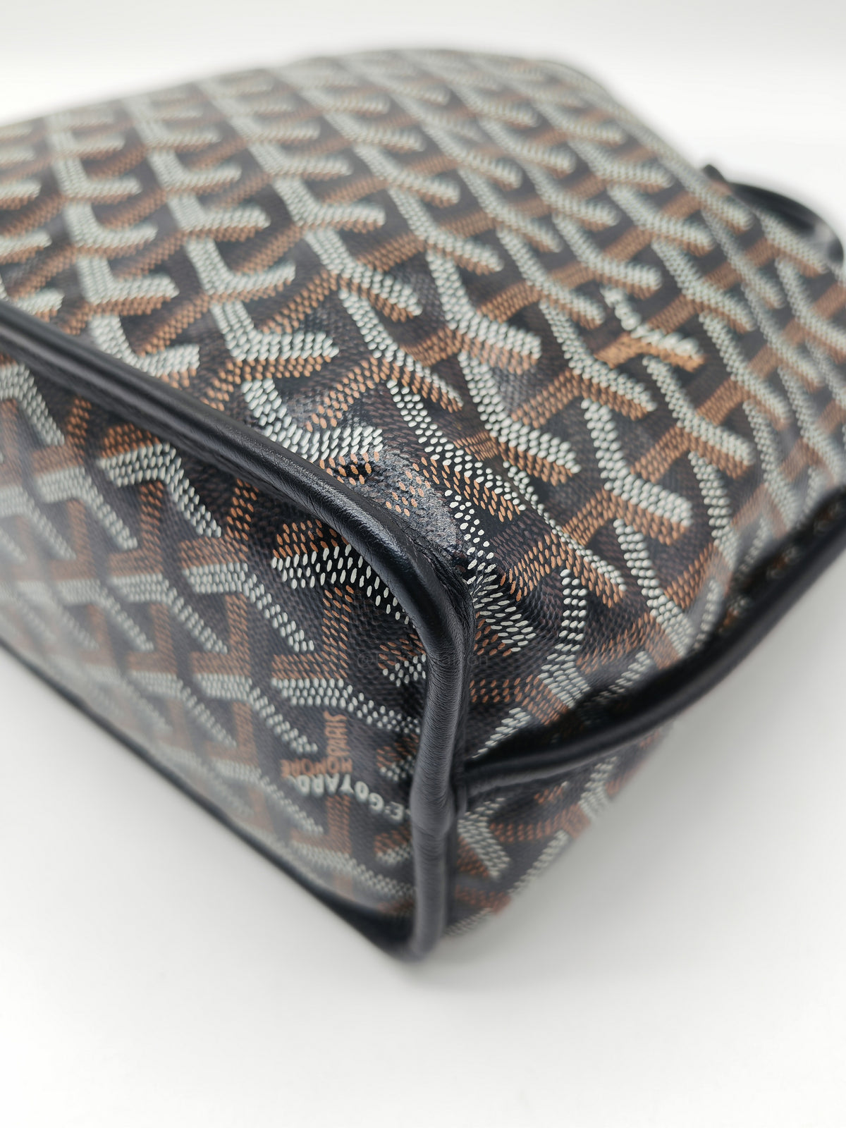 Goyard Mini Anjou in Black Goyardine Canvas
