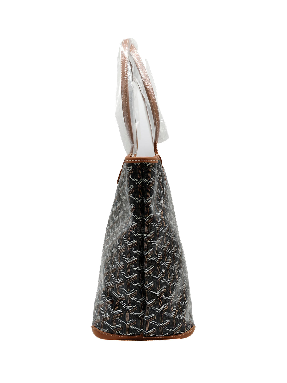 Goyard Artois PM in Black/Tan Goyardine Canvas