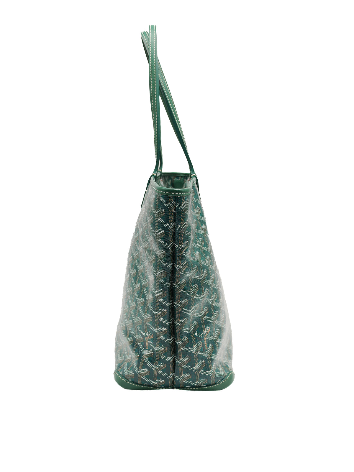 Goyard Artois Tote Bag PM in Green Goyardine Canvas