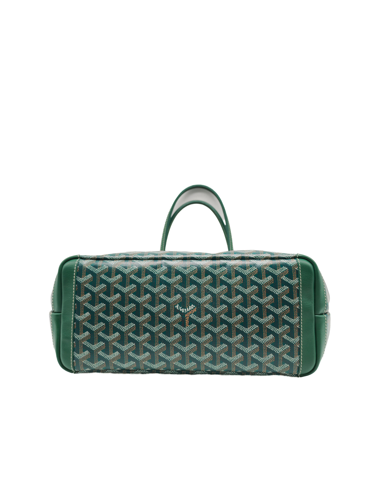 Goyard Artois Tote Bag PM in Green Goyardine Canvas