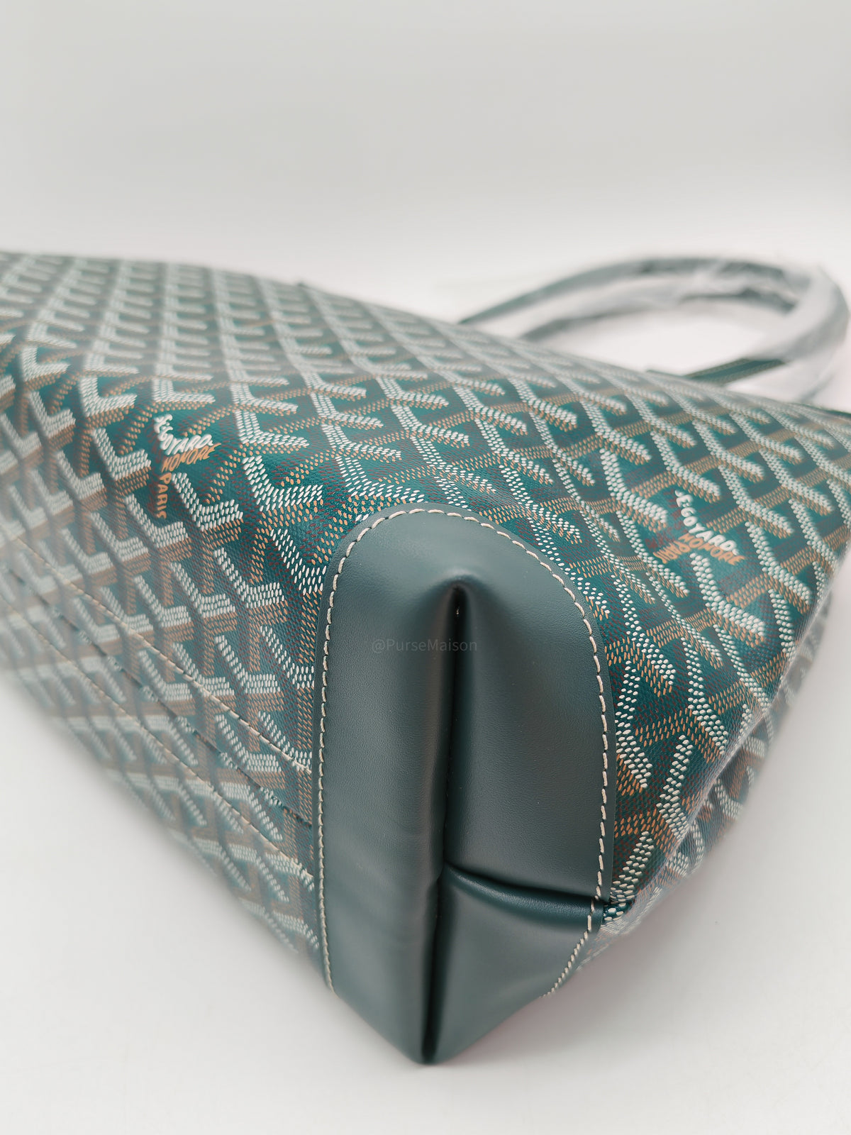 Goyard Bellechase Biaude PM Tote Green Bag Goyardine Canvas