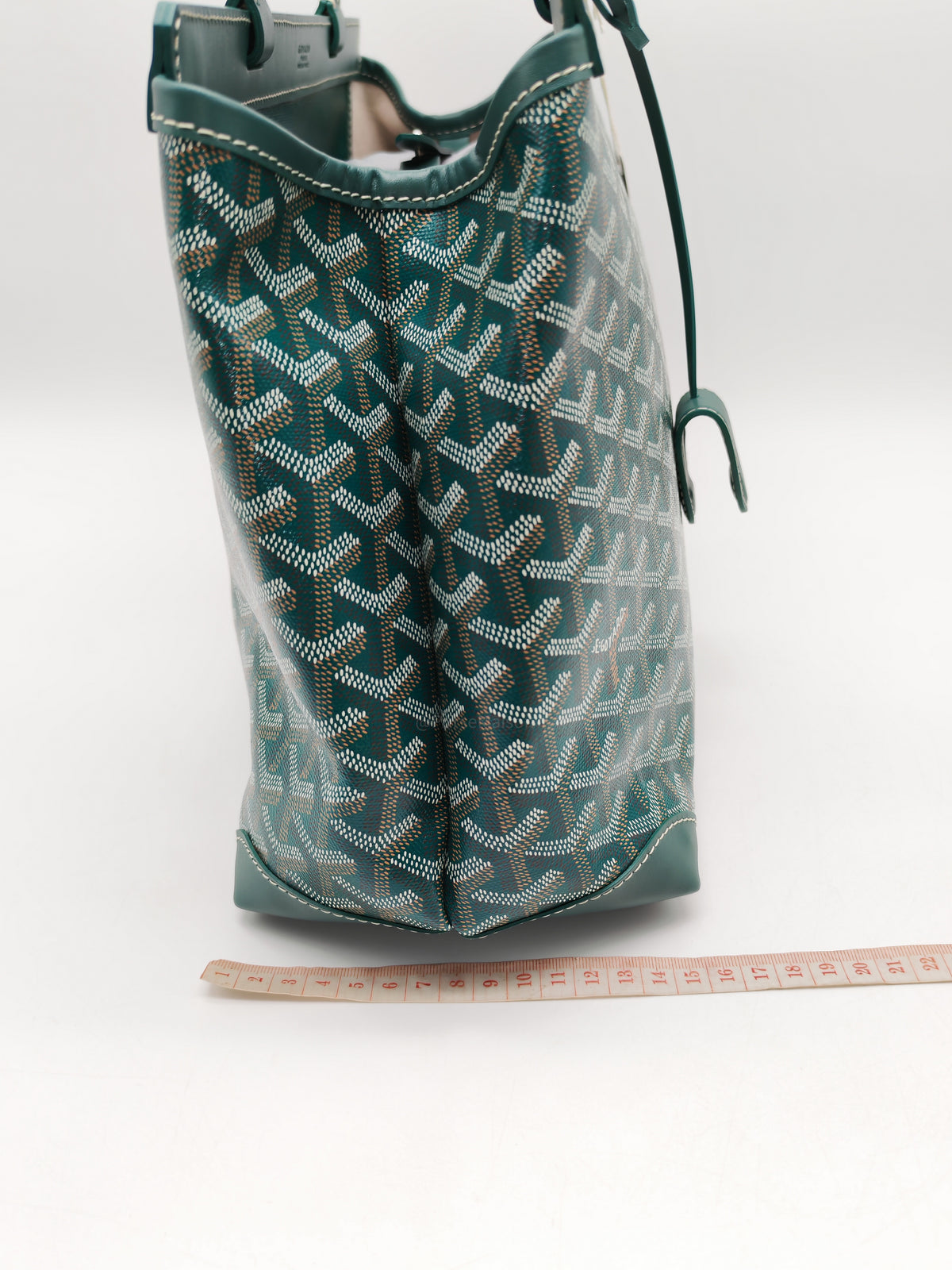 Goyard Bellechase Biaude PM Tote Green Bag Goyardine Canvas
