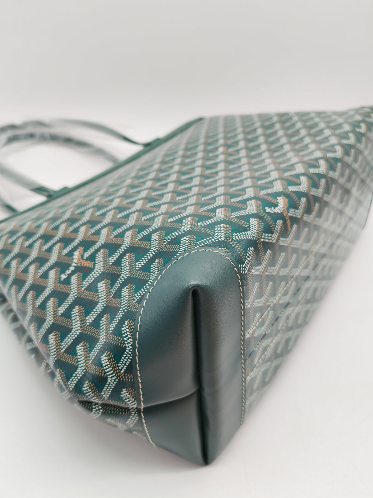 Goyard Bellechase Biaude PM Tote Green Bag Goyardine Canvas