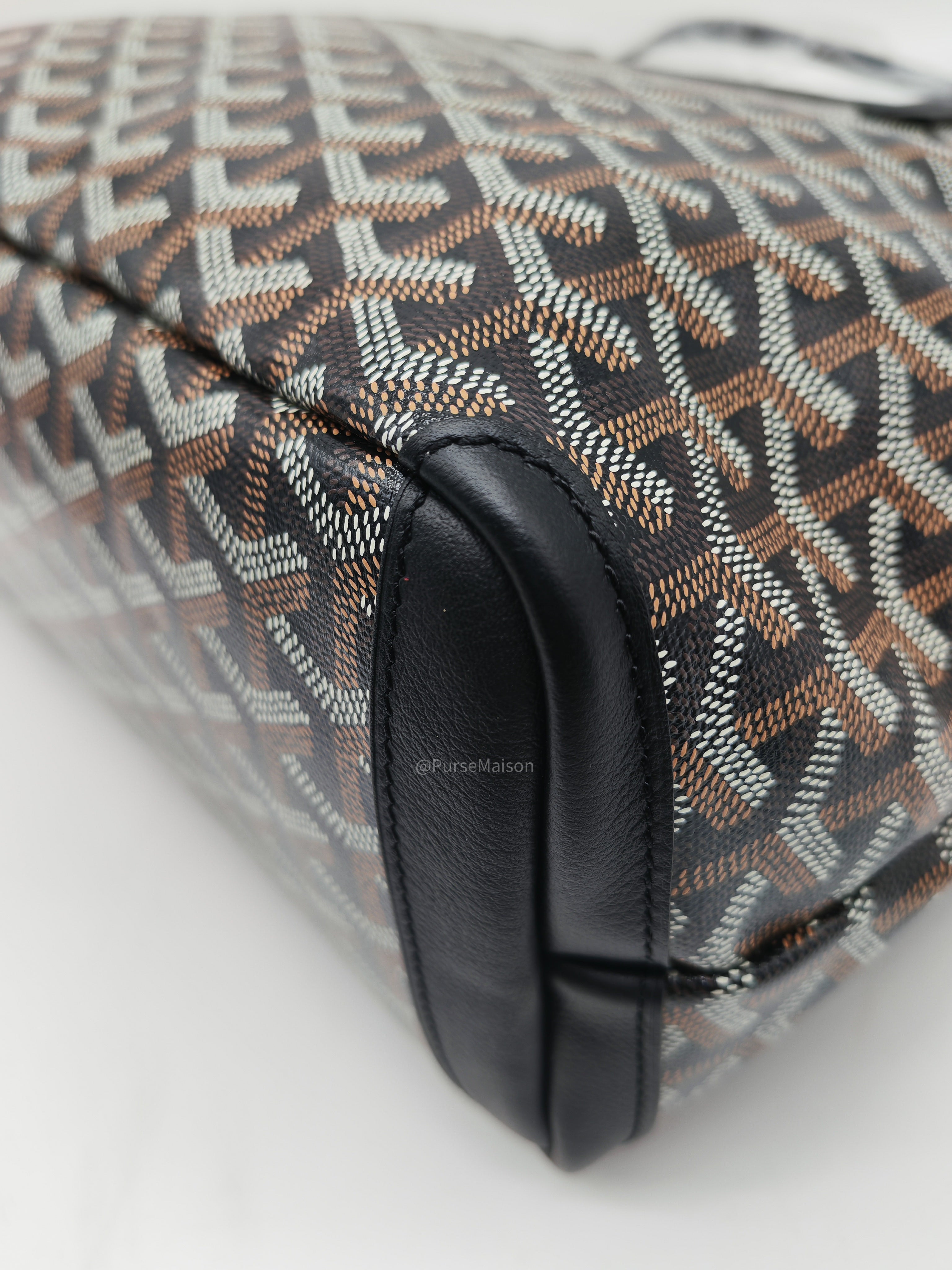 Goyard Artois PM Tote Bag in Noir/Black Goyardine Canvas