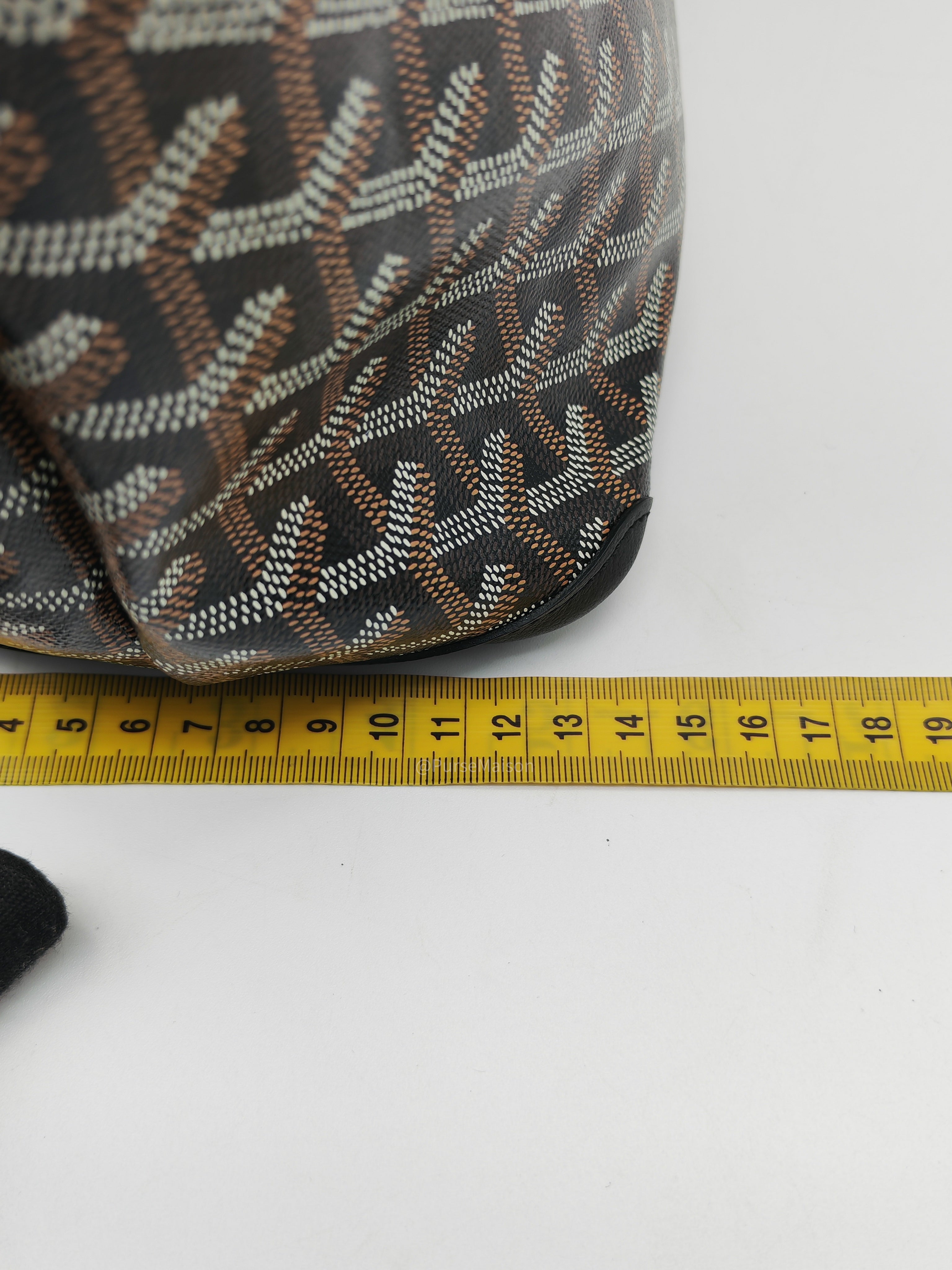 Goyard Artois PM Tote Bag in Noir/Black Goyardine Canvas