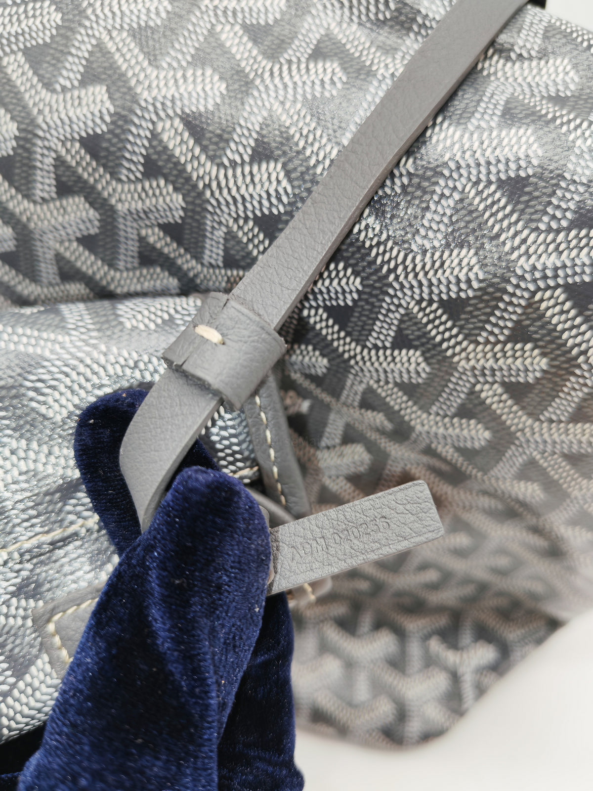 Goyard Boheme Hobo Bag PM in Gray Goyardine Canvas