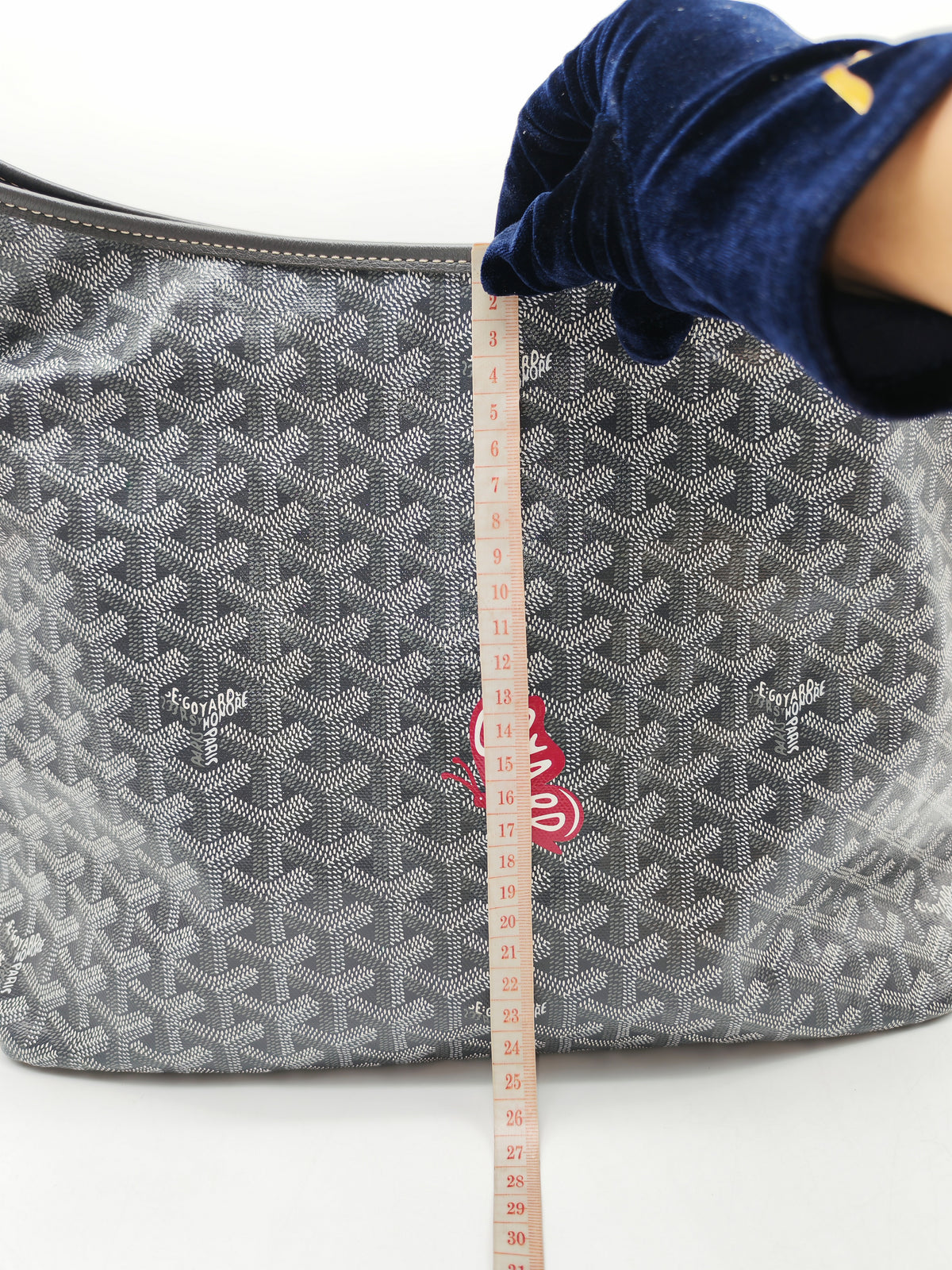 Goyard Boheme Hobo Bag PM in Gray Goyardine Canvas