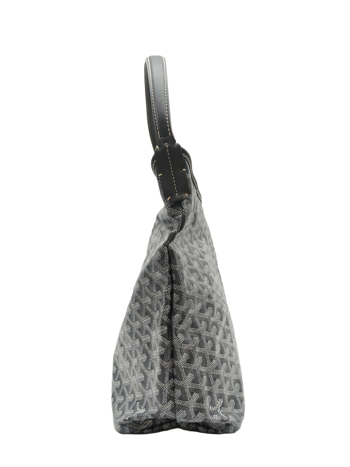 Goyard Boheme Hobo Bag PM in Gray Goyardine Canvas