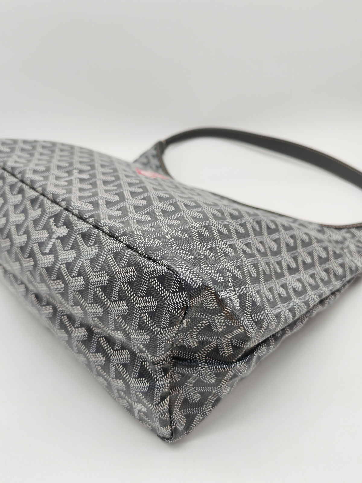 Goyard Boheme Hobo Bag PM in Gray Goyardine Canvas