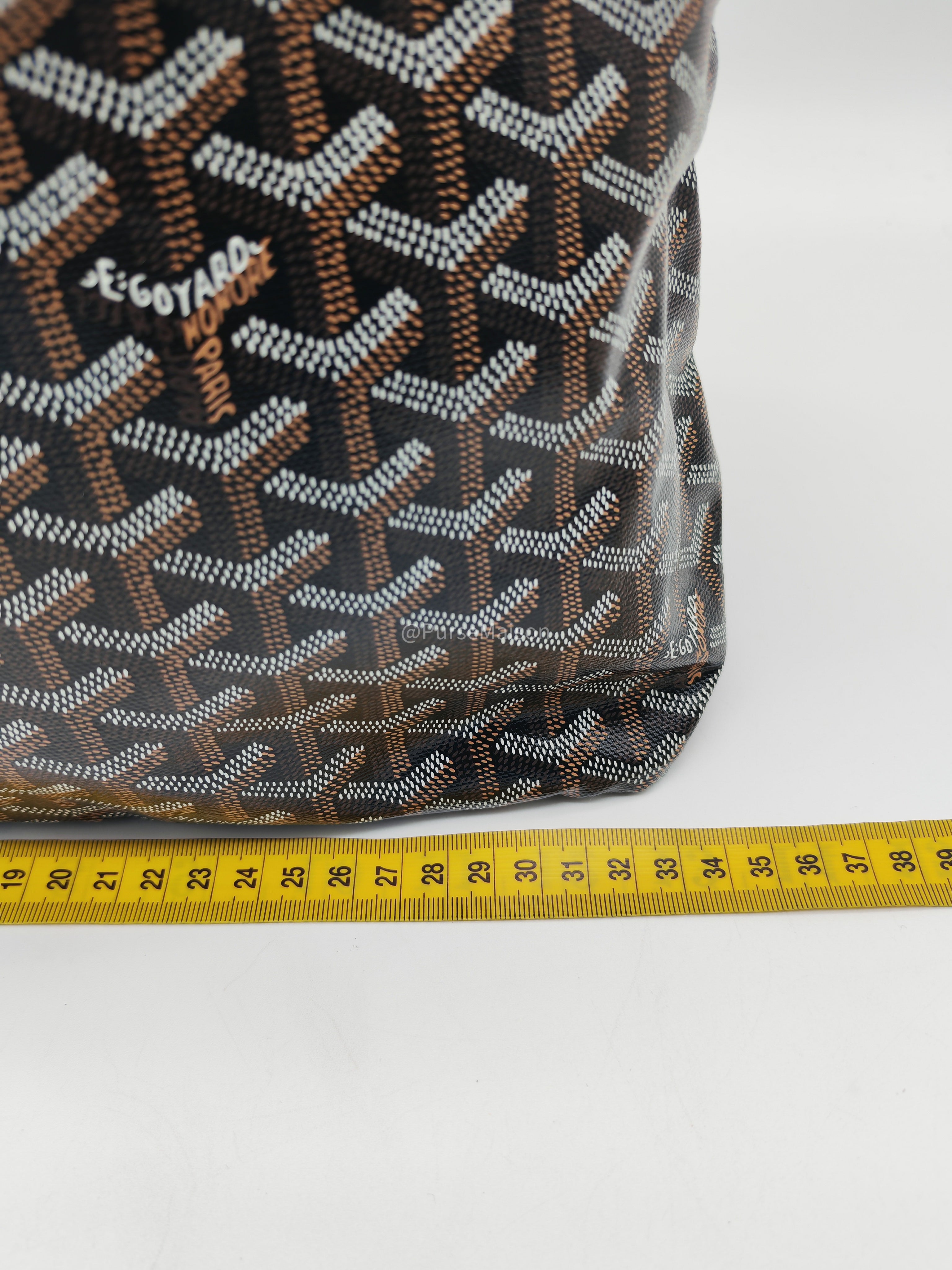 Goyard Boheme Hobo Bag PM in Black Goyardine Canvas