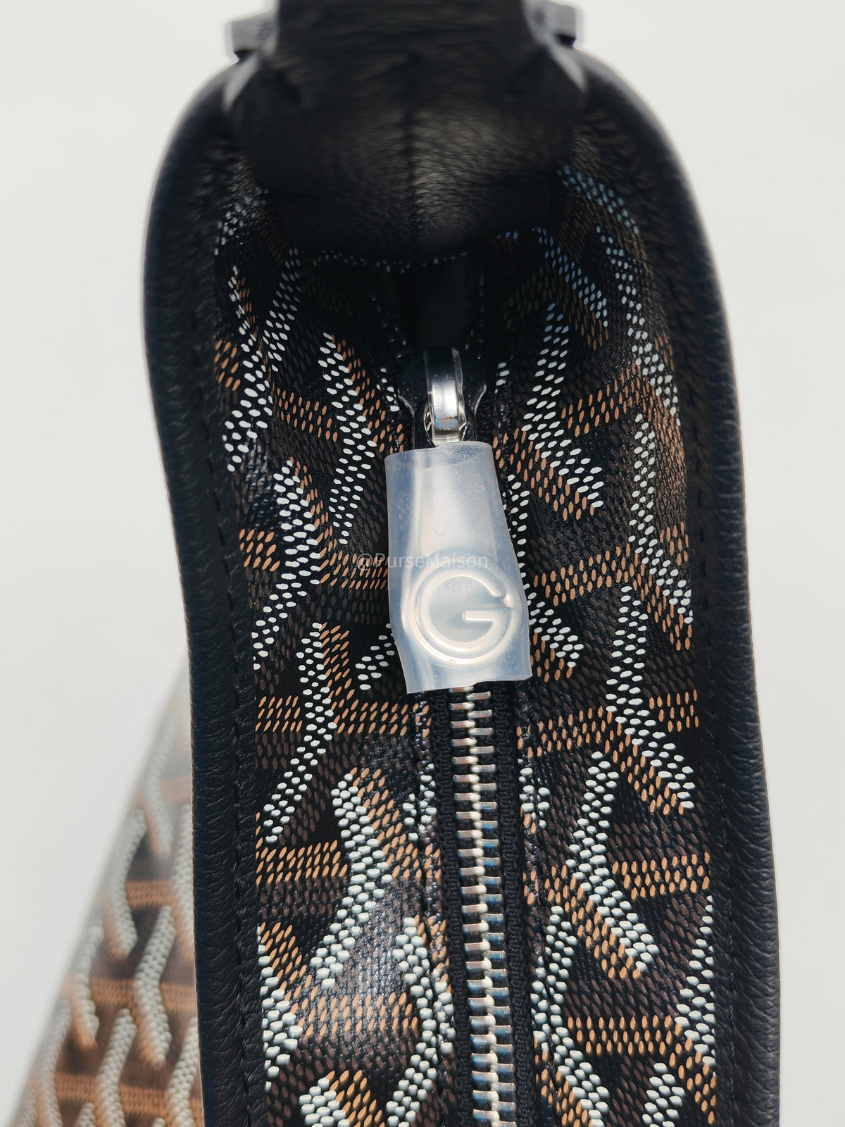 Goyard Boheme Hobo Bag PM in Black Goyardine Canvas