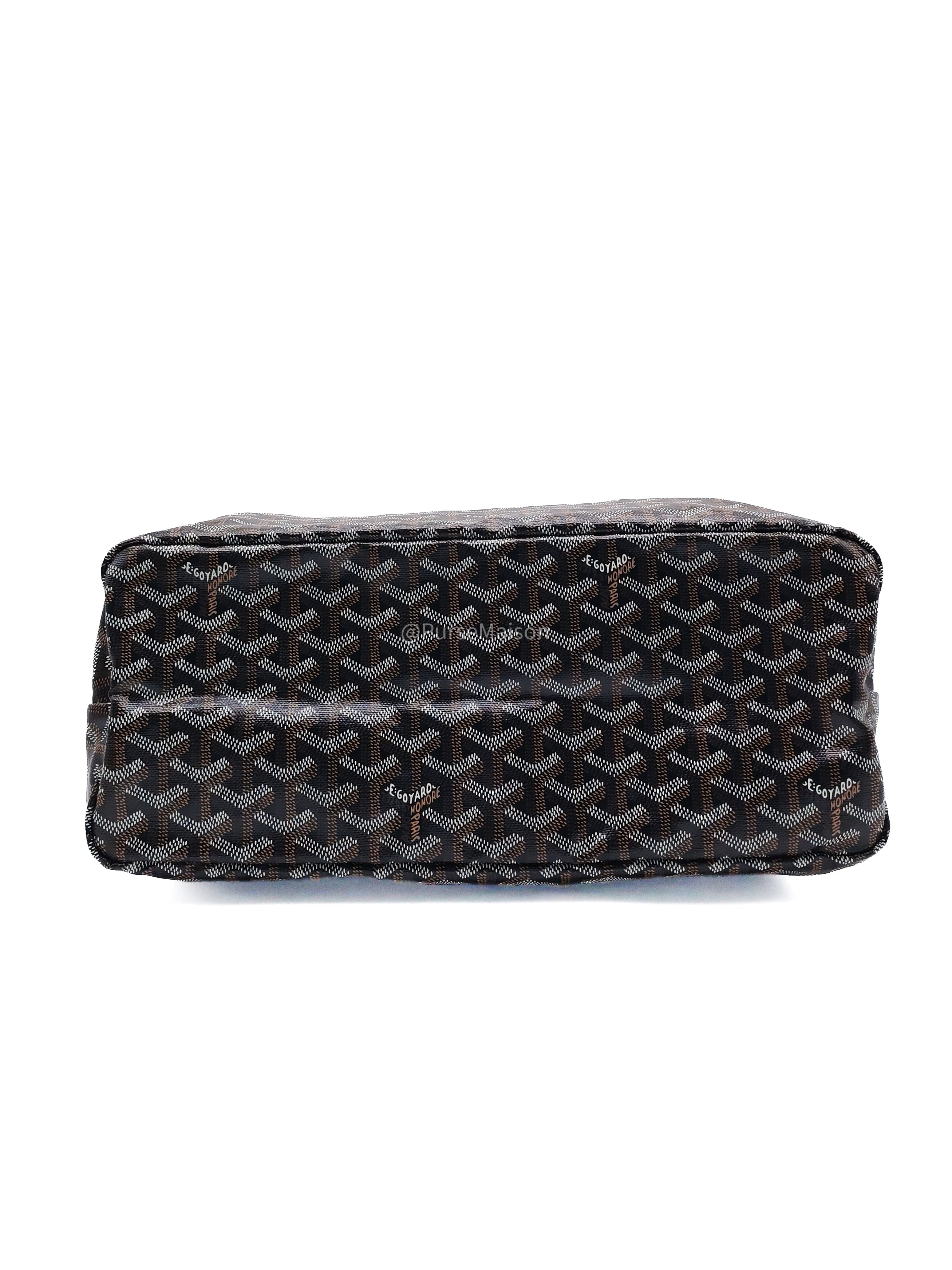 Goyard Boheme Hobo Bag PM in Black Goyardine Canvas