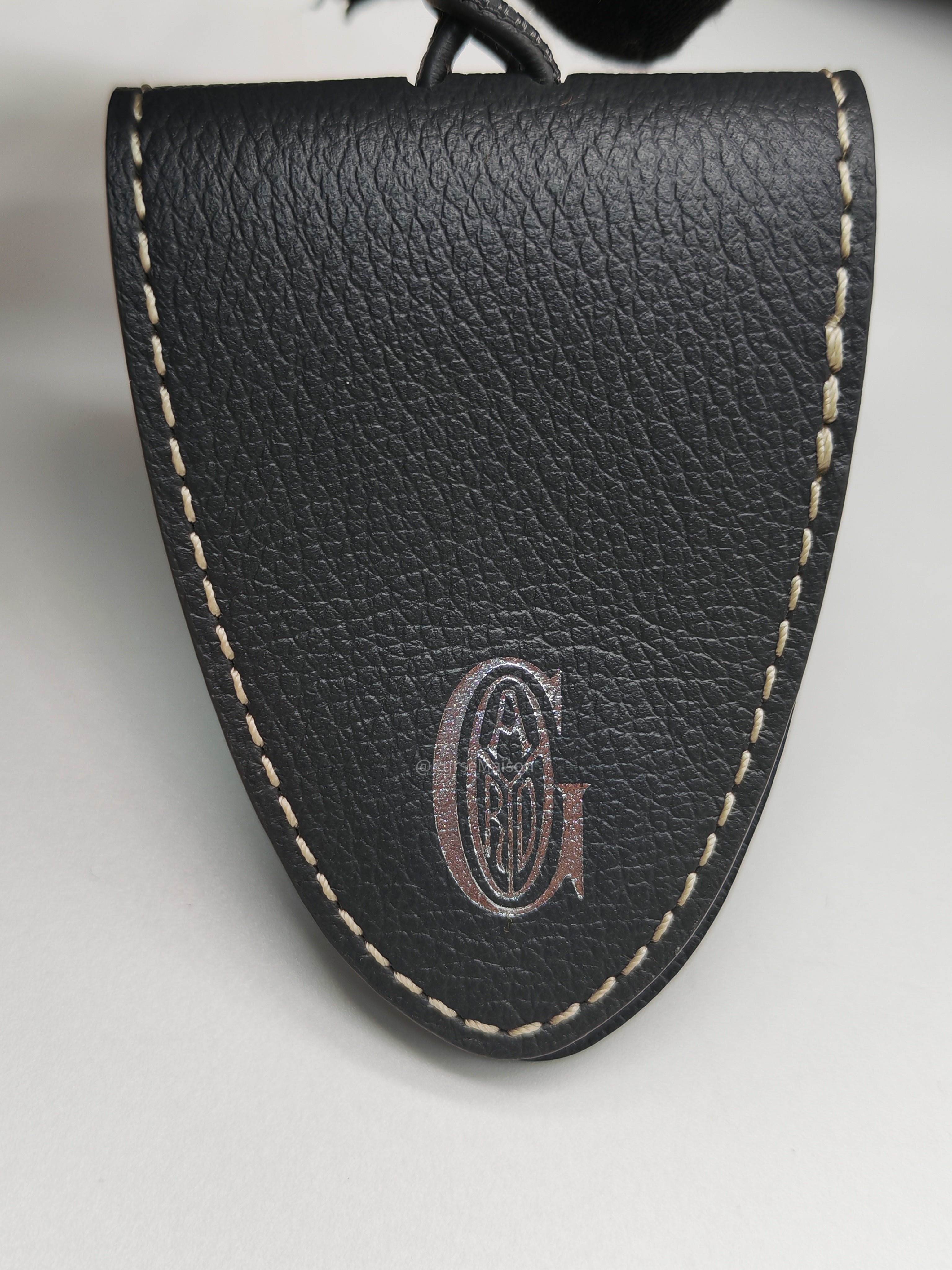 Goyard Saint Louis PM Tote Bag in Gris/Grey Goyardine Canvas with Croc Universel Clip Charm