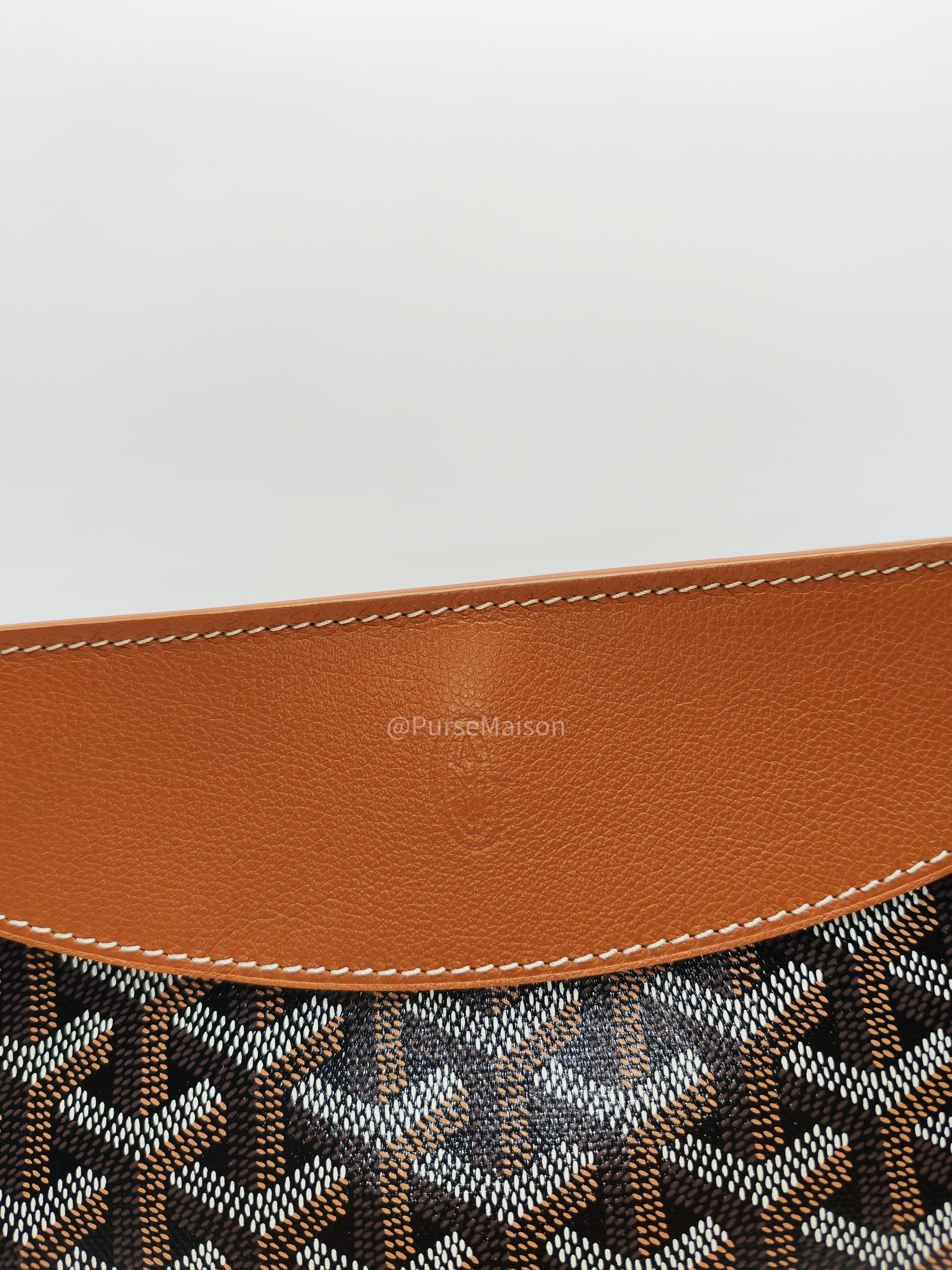 Goyard Hirondelle in Tan Goyardine Canvas Shoulder Bag