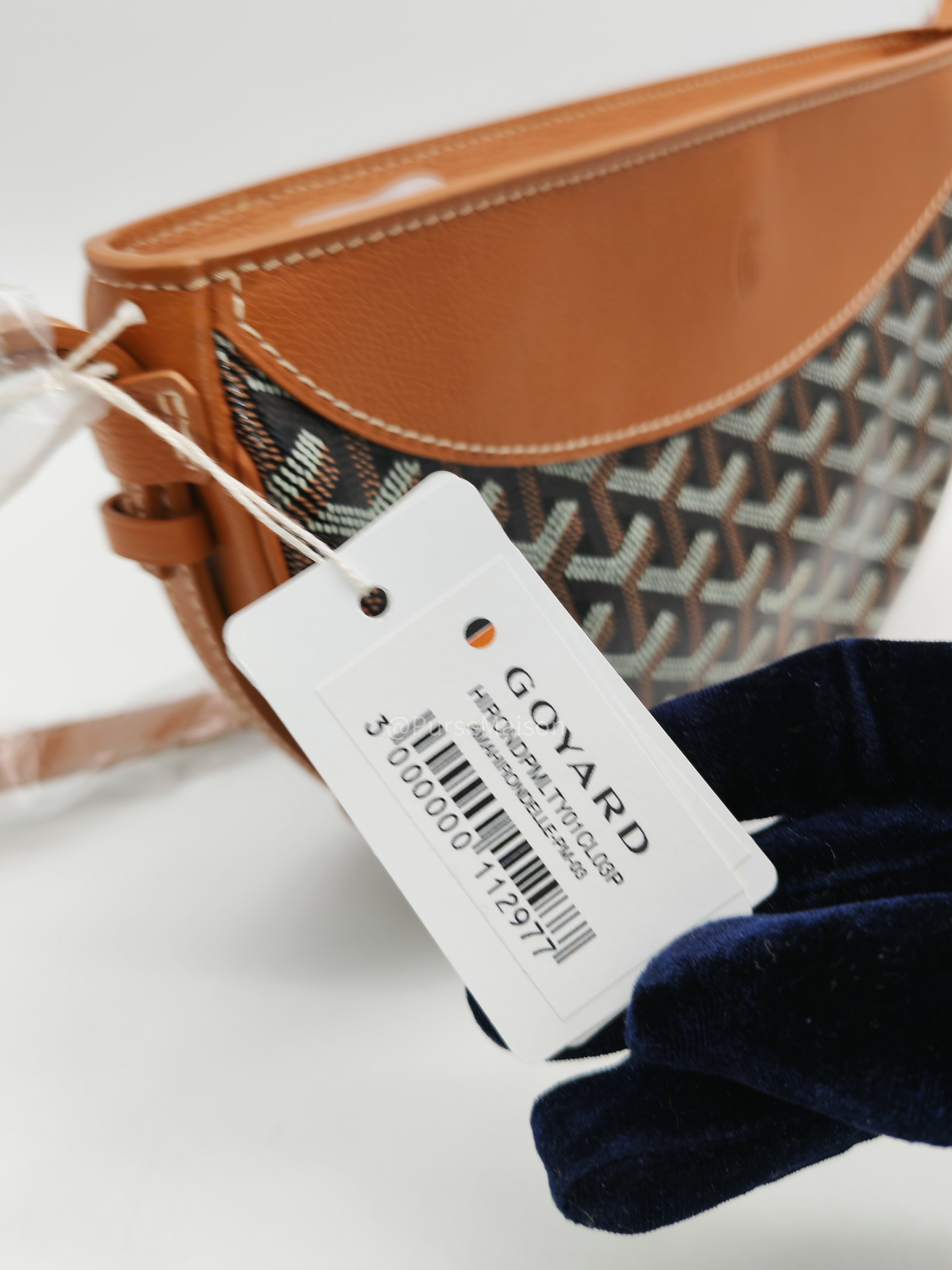Goyard Hirondelle in Tan Goyardine Canvas Shoulder Bag