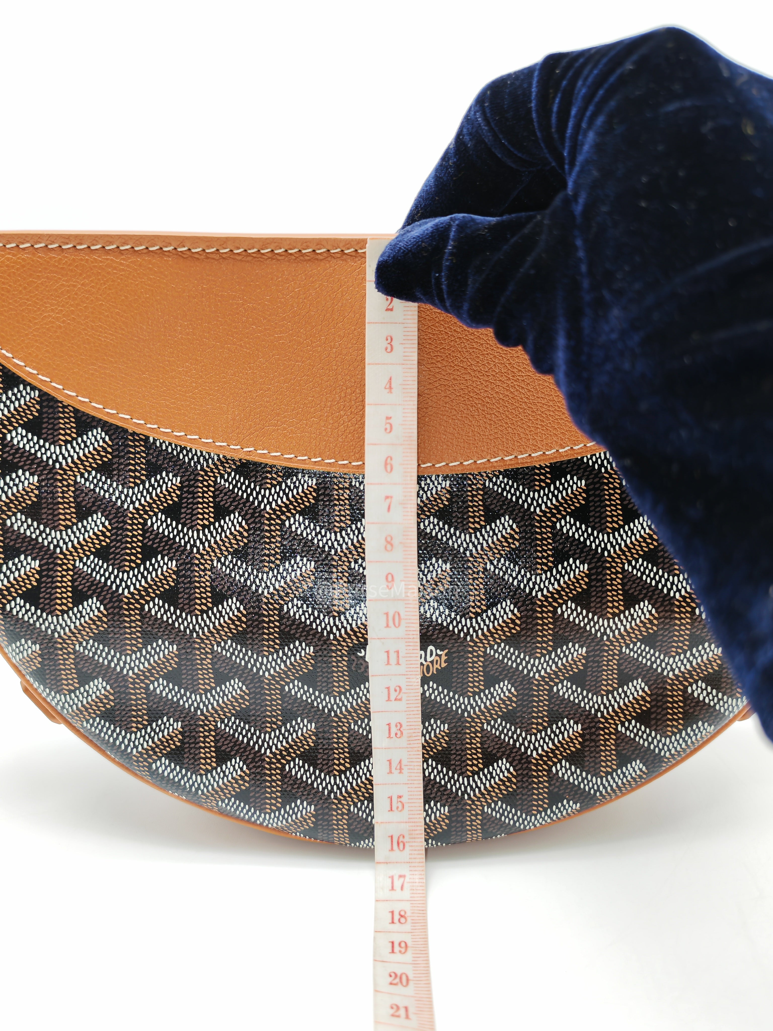 Goyard Hirondelle in Tan Goyardine Canvas Shoulder Bag