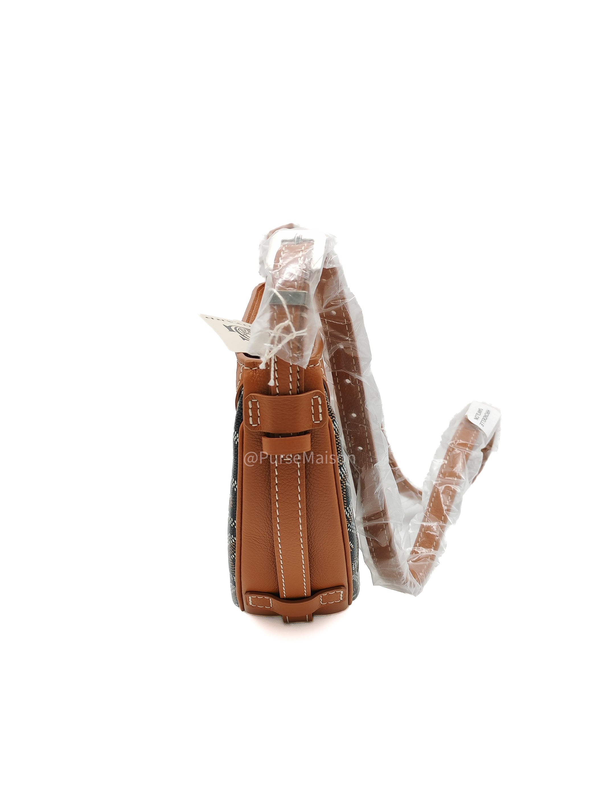 Goyard Hirondelle in Tan Goyardine Canvas Shoulder Bag