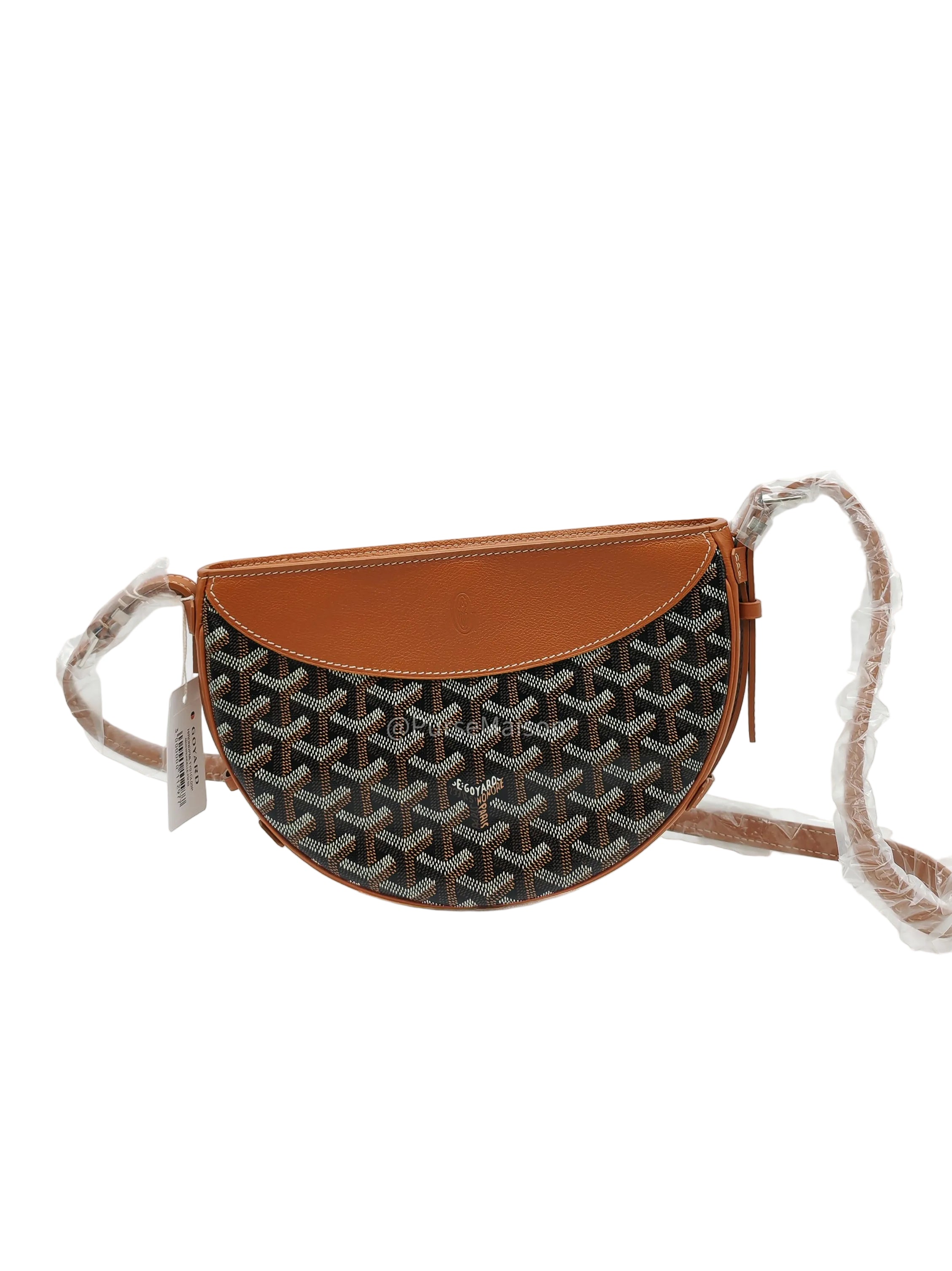 Goyard Hirondelle in Tan Goyardine Canvas Shoulder Bag