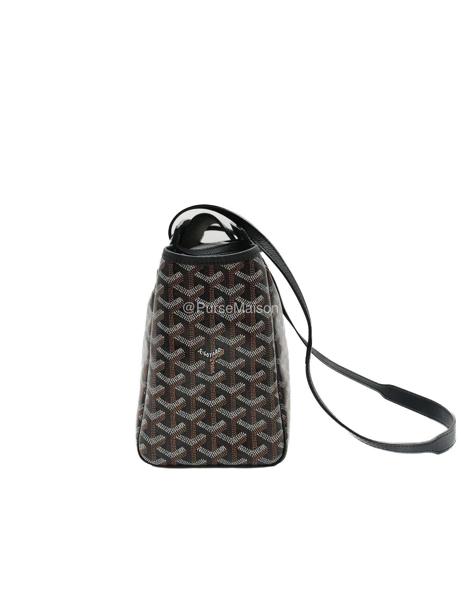 Goyard Rouette Souple PM in BLack Goyardine Canvas