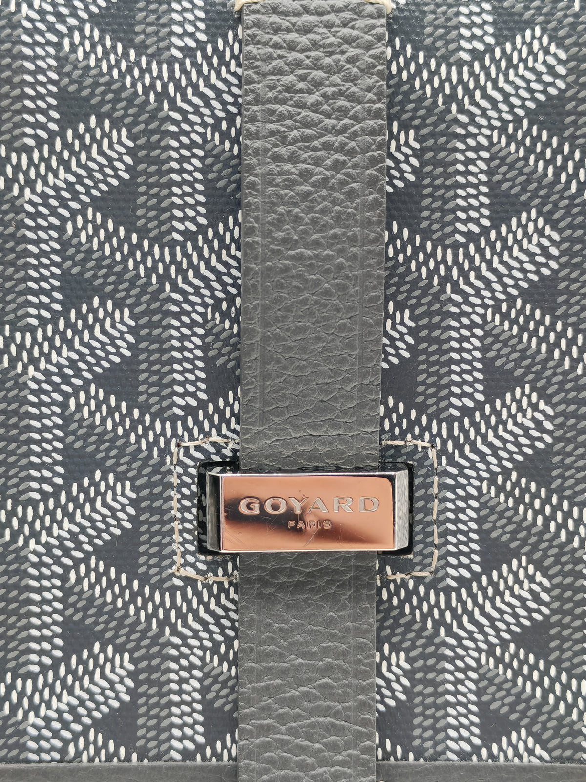 Goyard Belvedere Limited Edition in Gray Goyardine Canvas Messenger Bag