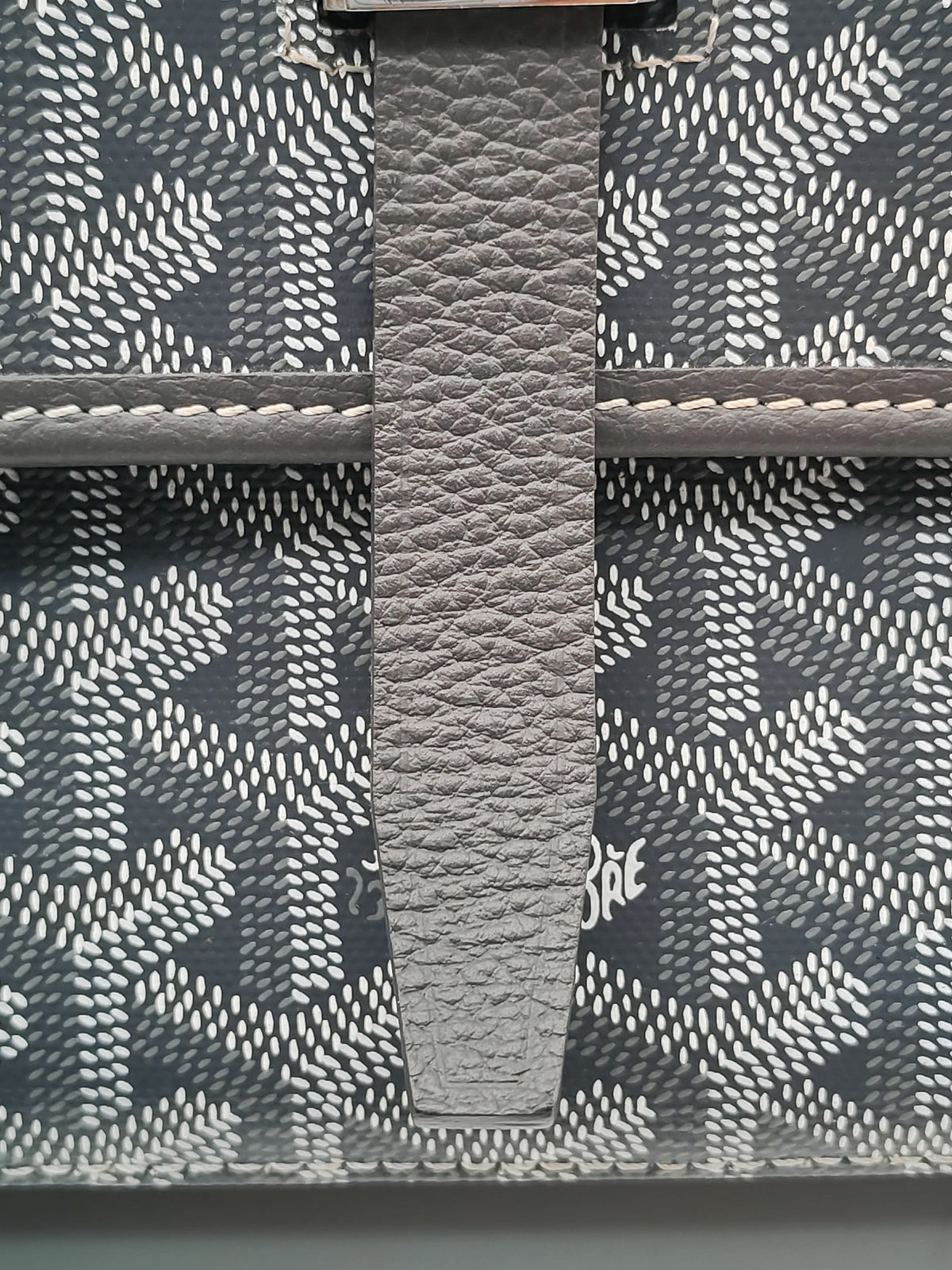 Goyard Belvedere Limited Edition in Gray Goyardine Canvas Messenger Bag