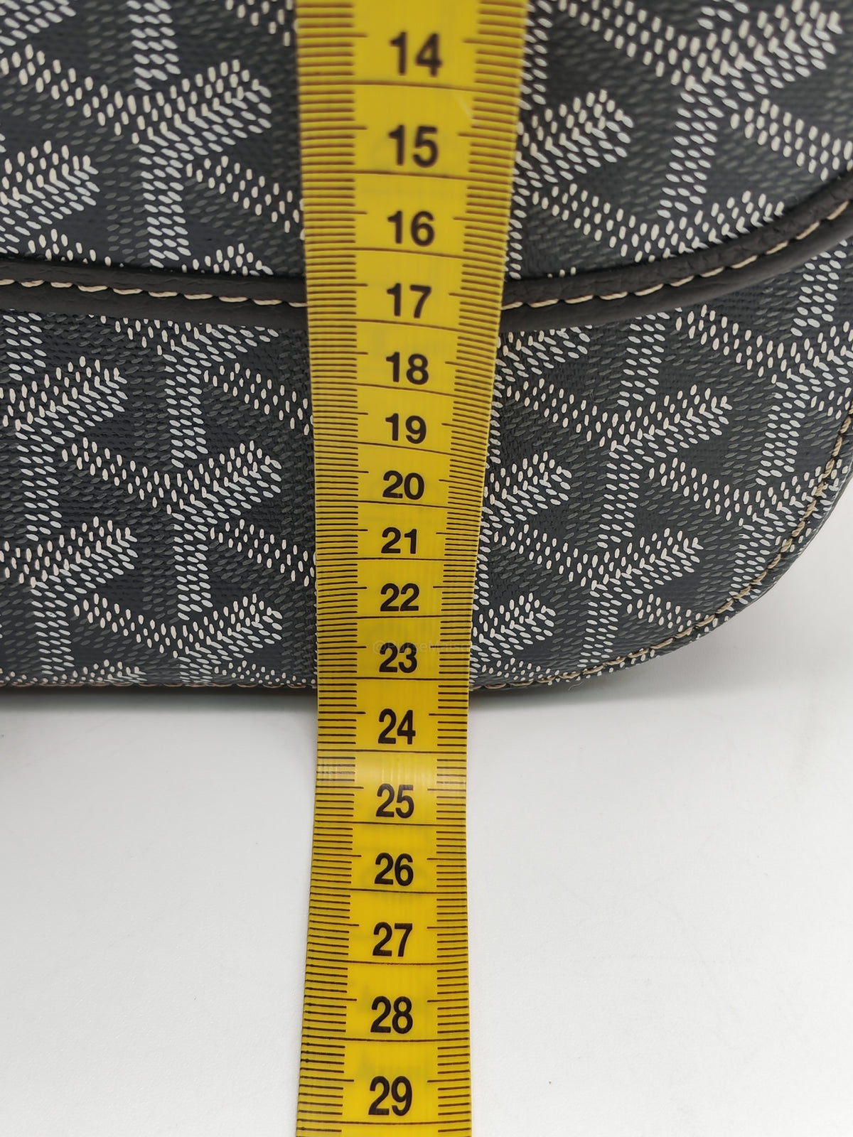 Goyard Belvedere Limited Edition in Gray Goyardine Canvas Messenger Bag